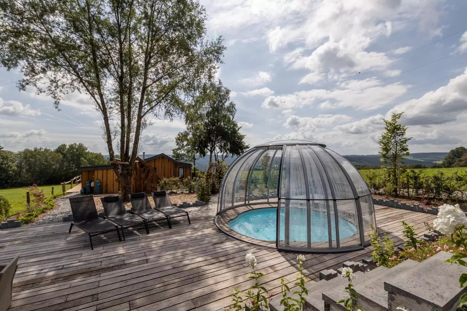 Chalet Bulle-Zwembad