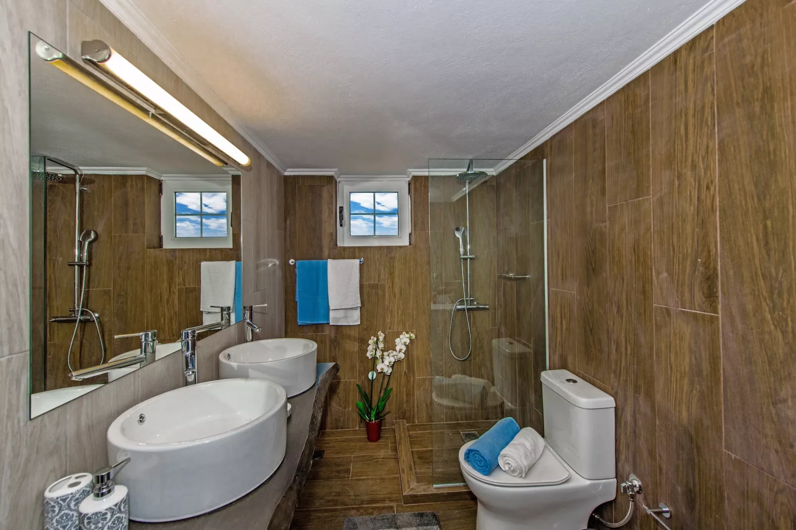 Spyros Villa Apartment 2-Badkamer