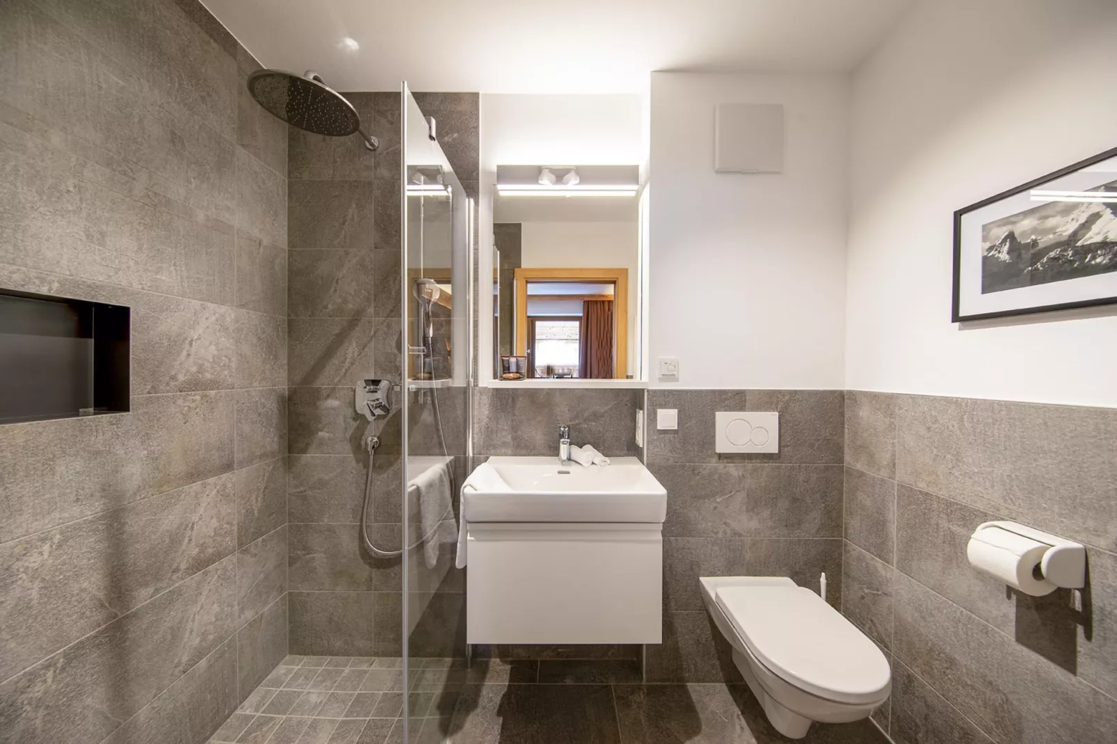 Nationalpark Chalet Mittereggspitze-Badkamer
