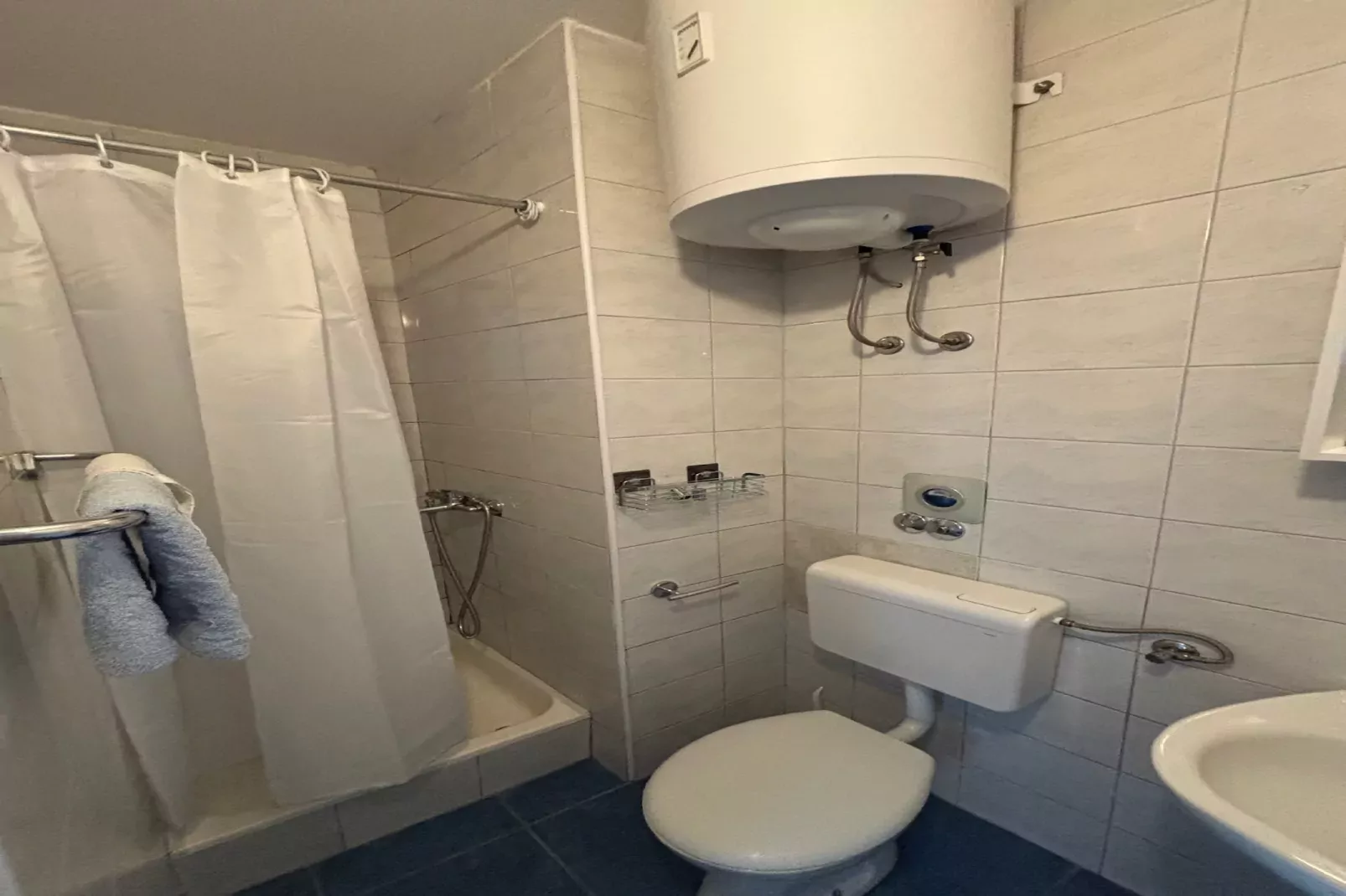 Apartmani Vela Makarska - Classic One Bedroom Apartment-Badkamer