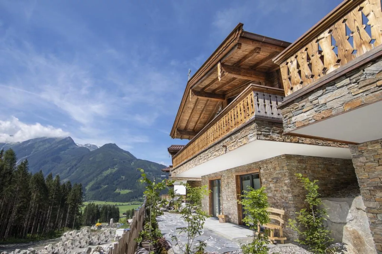Nationalpark Chalet Keeseck-Buitenkant zomer