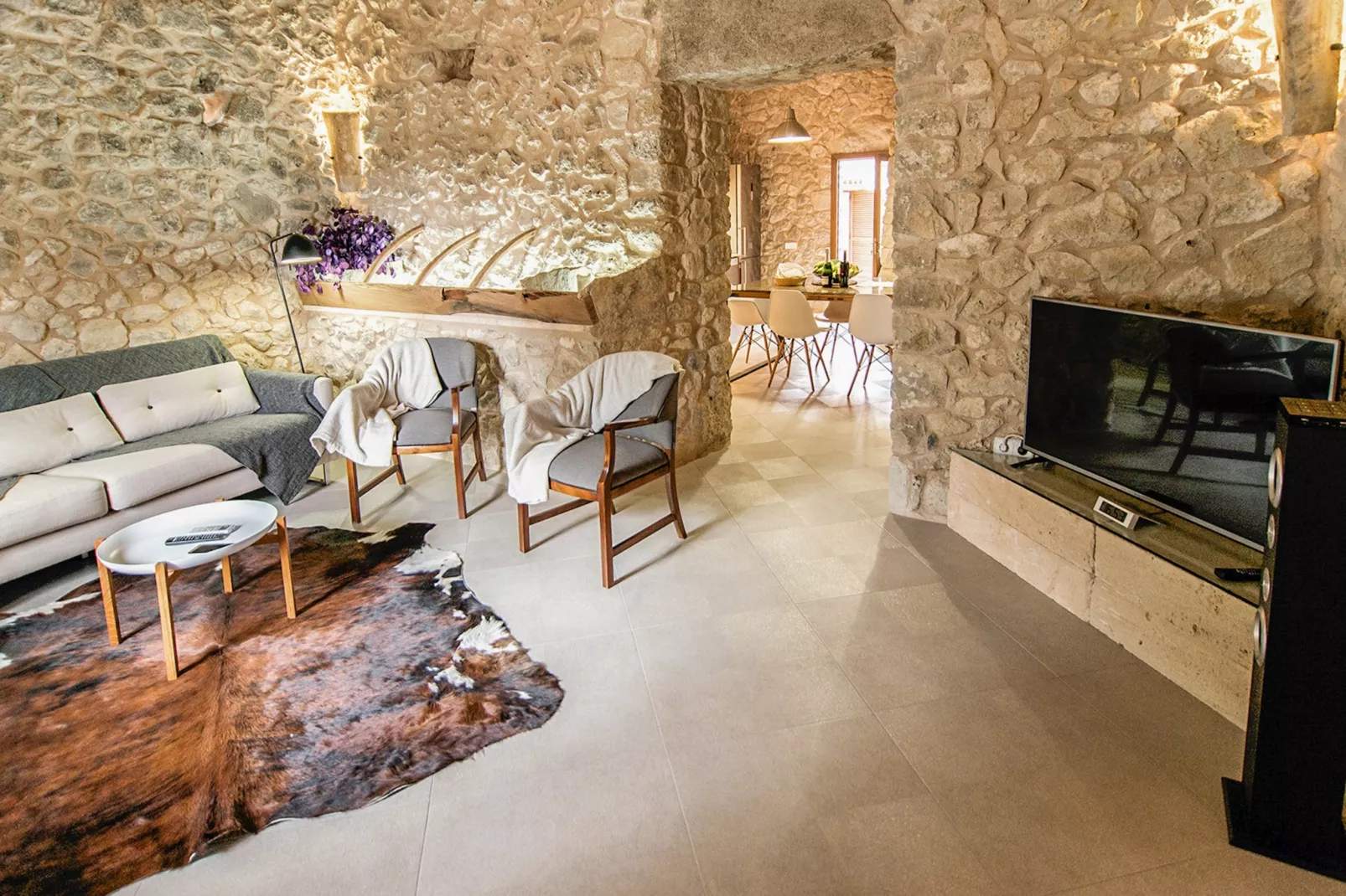 Es Turo Daviu, Finca 5StarsHome Mallorca-Woonkamer