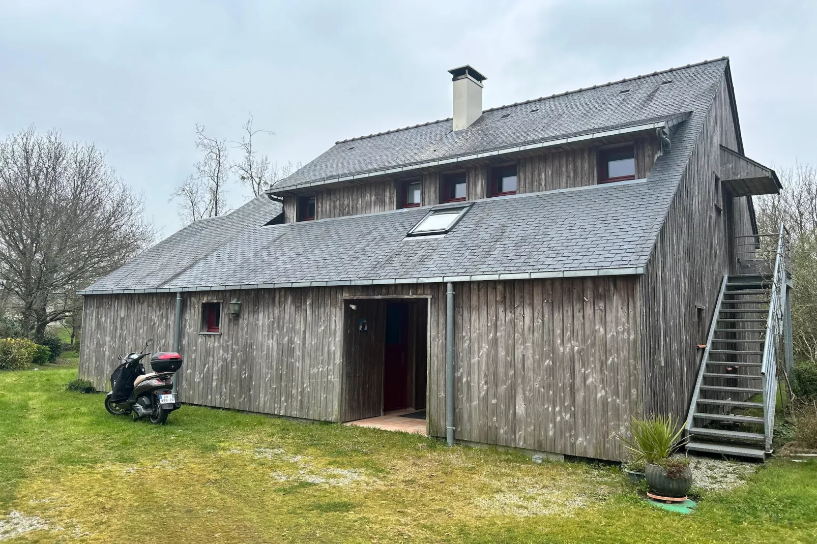 Maison de vacances avec jardin Surzur-Exterieur winter