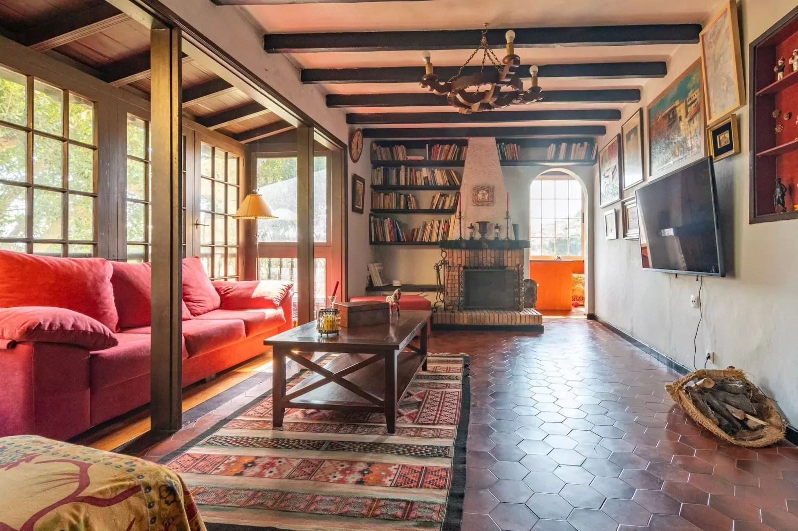 GC0125 Casa Los Arcos-Woonkamer