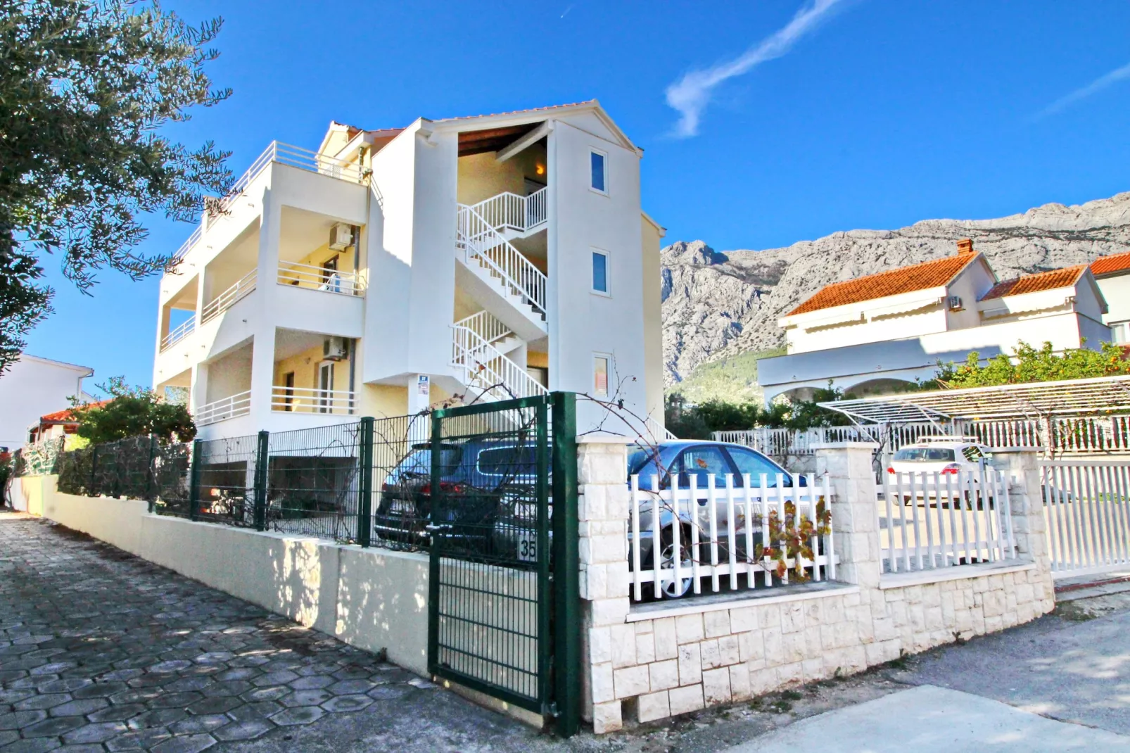 Apartments Marković Orebić-  Two Bedroom Apartment with Terrace and Garden View (A1)-Buitenlucht