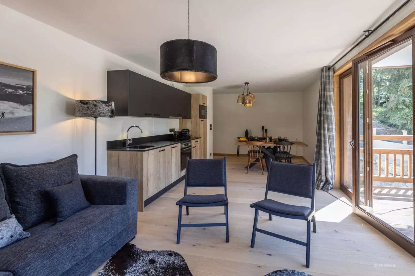 SERRE CHEVALIER Le Cristal Lodge-A36S-Keuken