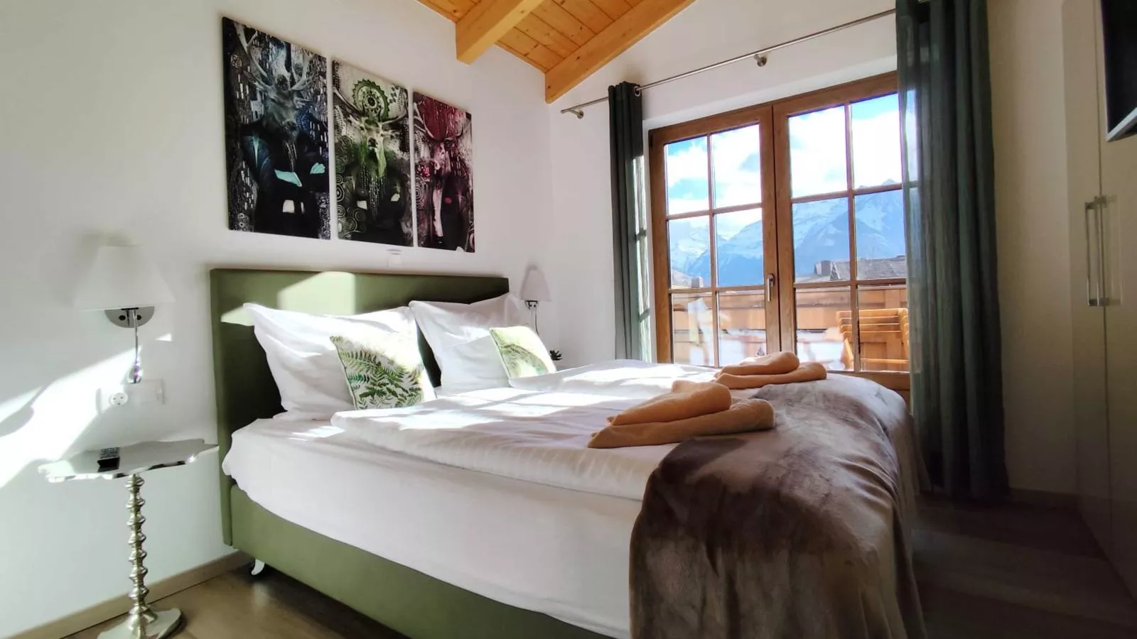 Liftblick Rauris-Slaapkamer