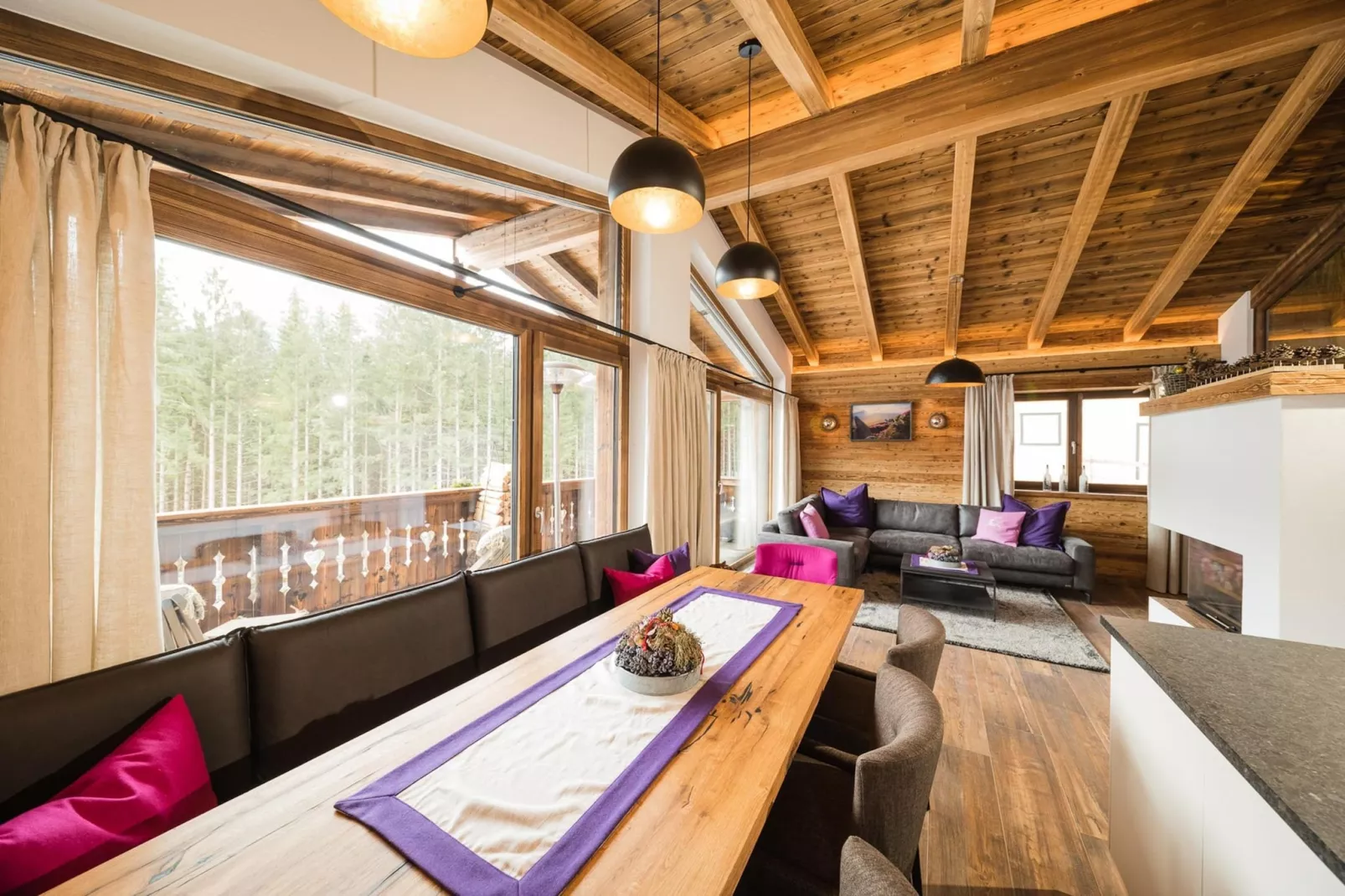 Nationalpark Chalet Blessachkopf-Eetkamer