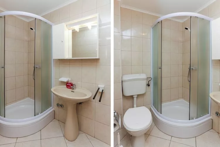 Apartments Villa Dubrovnik - Comfort Studio Apartment with Terrace and Sea View-Badkamer