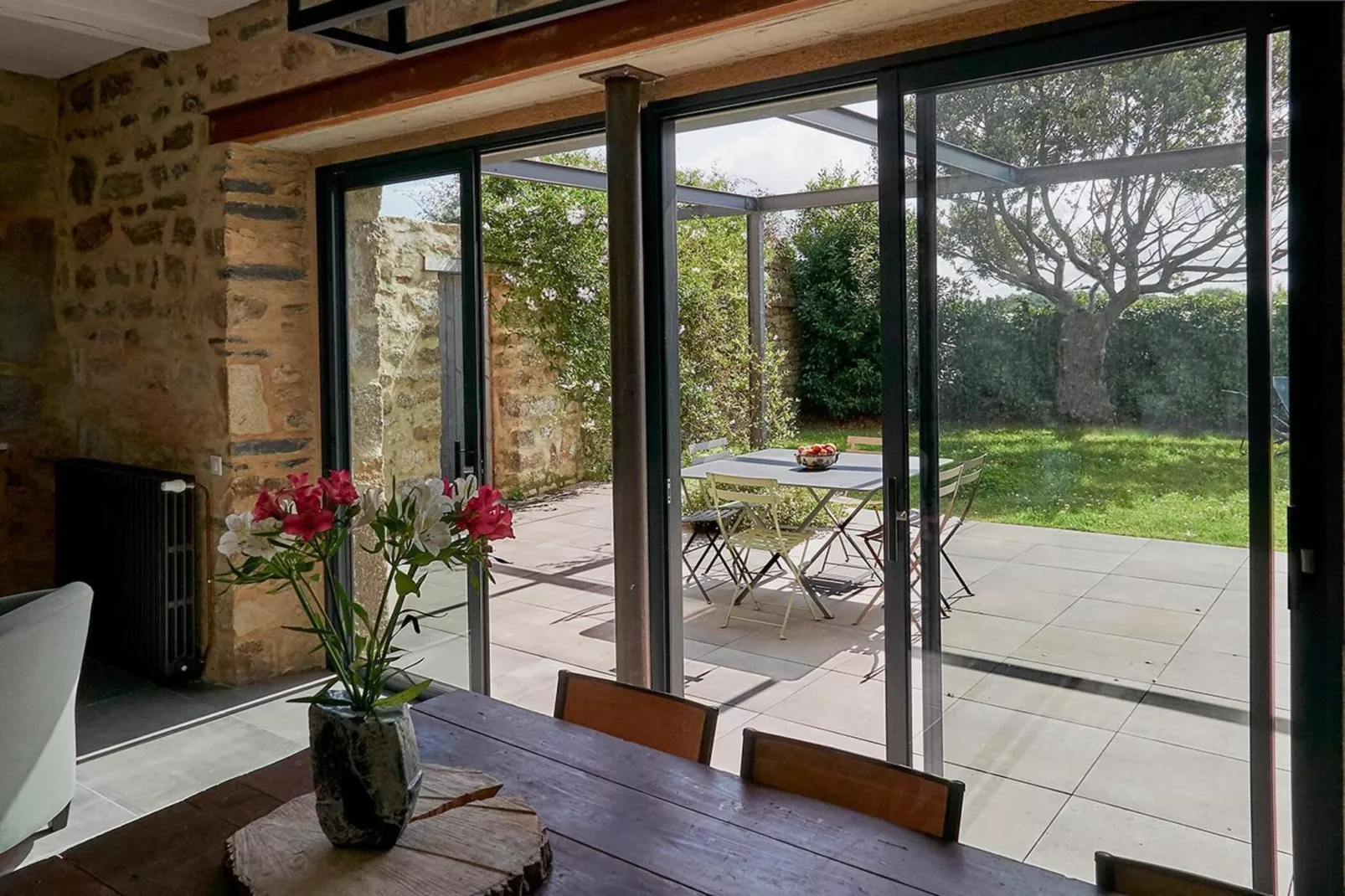 Holiday home Plougasnou-Terrasbalkon