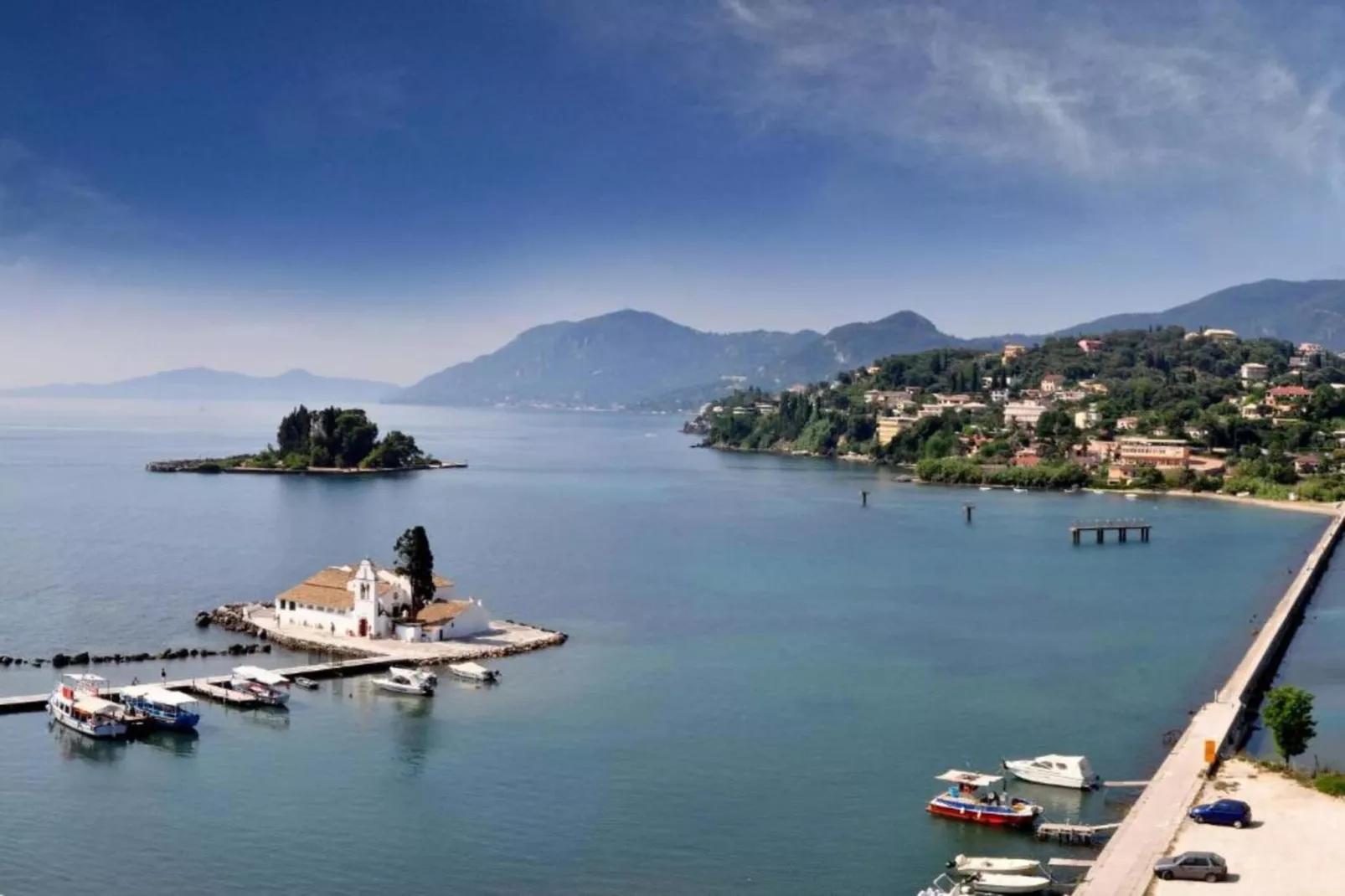 Benitses Apartment Corfu-Gebieden zomer 20km