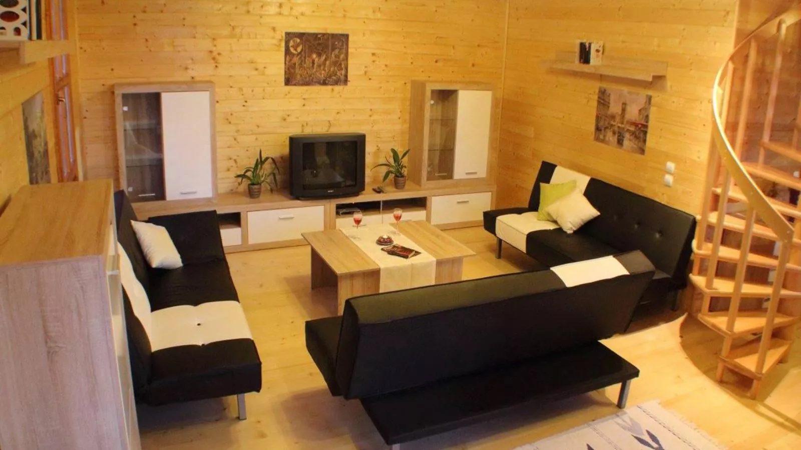 Sternenchalet-Woonkamer