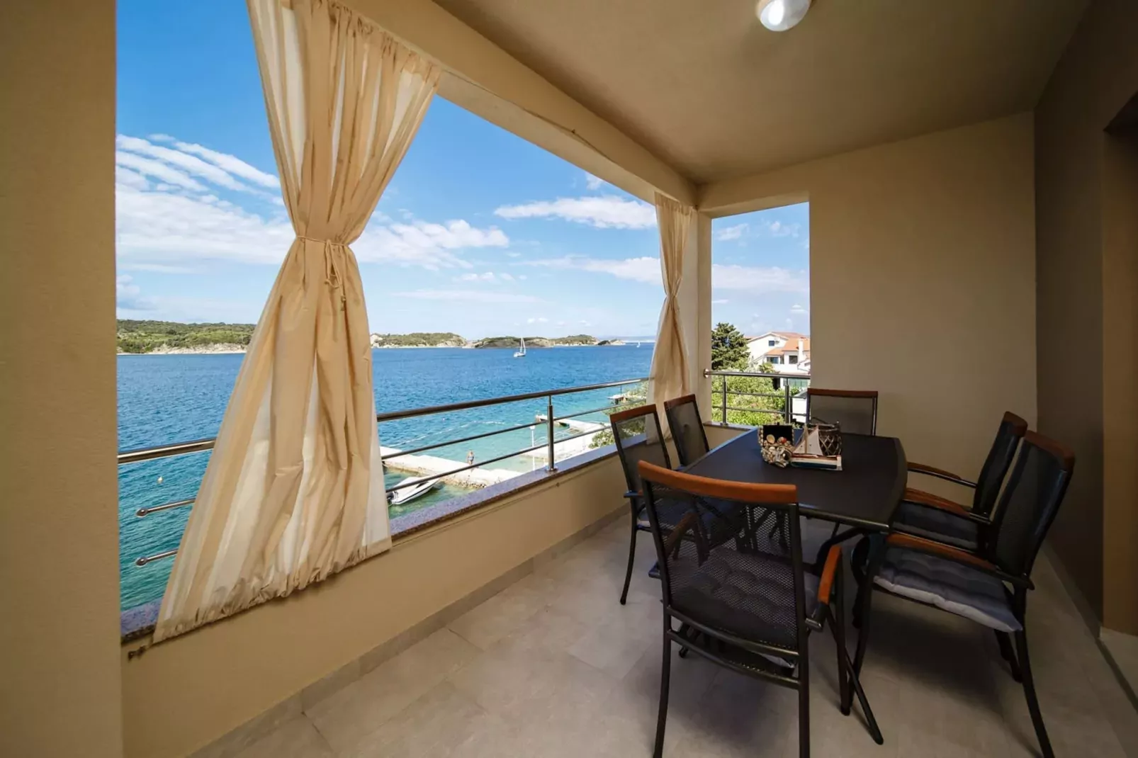 Villa Guliva - Apartment Blue Sea with Sea View-Terrasbalkon