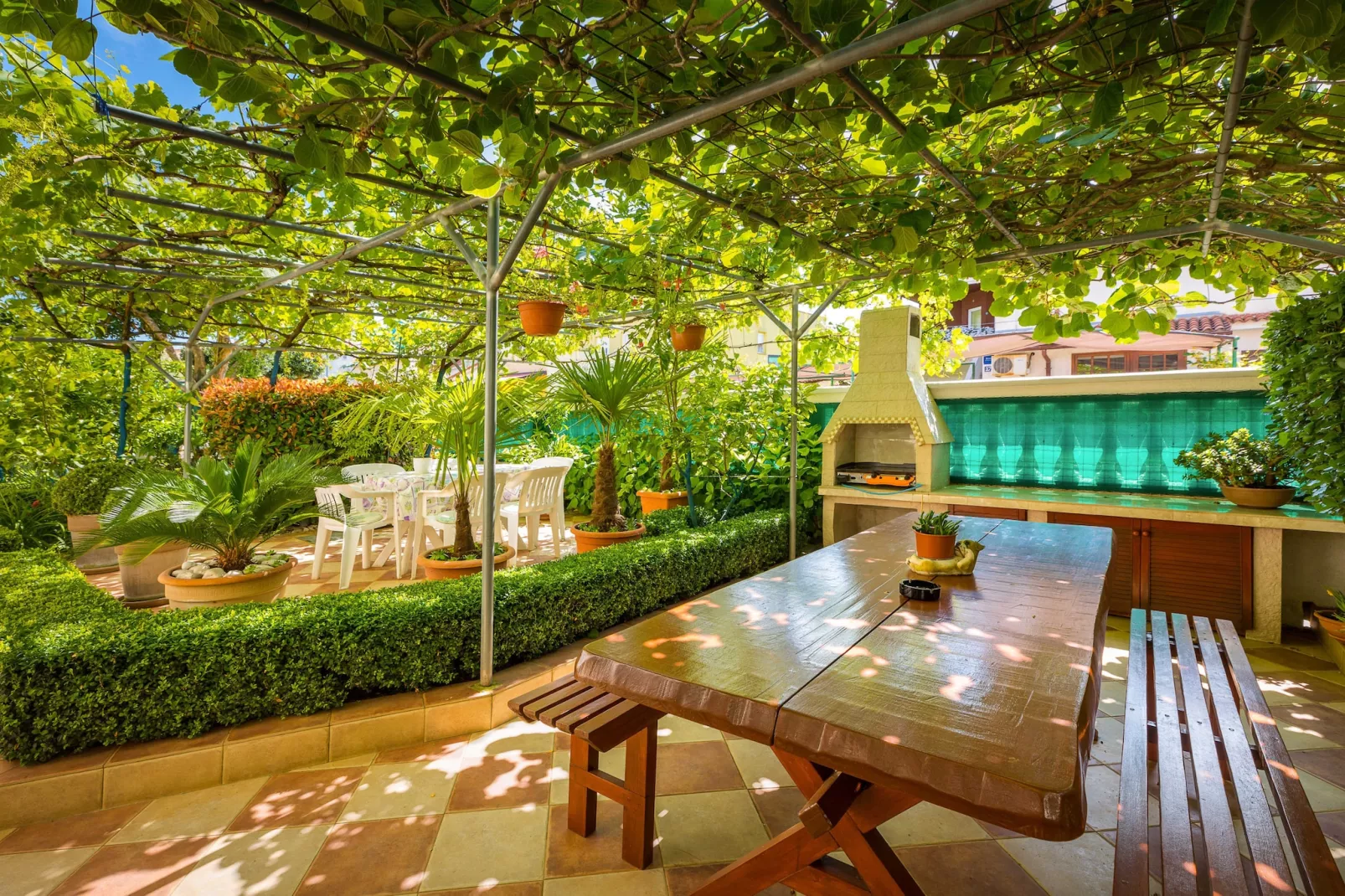 Villa Nada - Apartment A2-Tuinen zomer