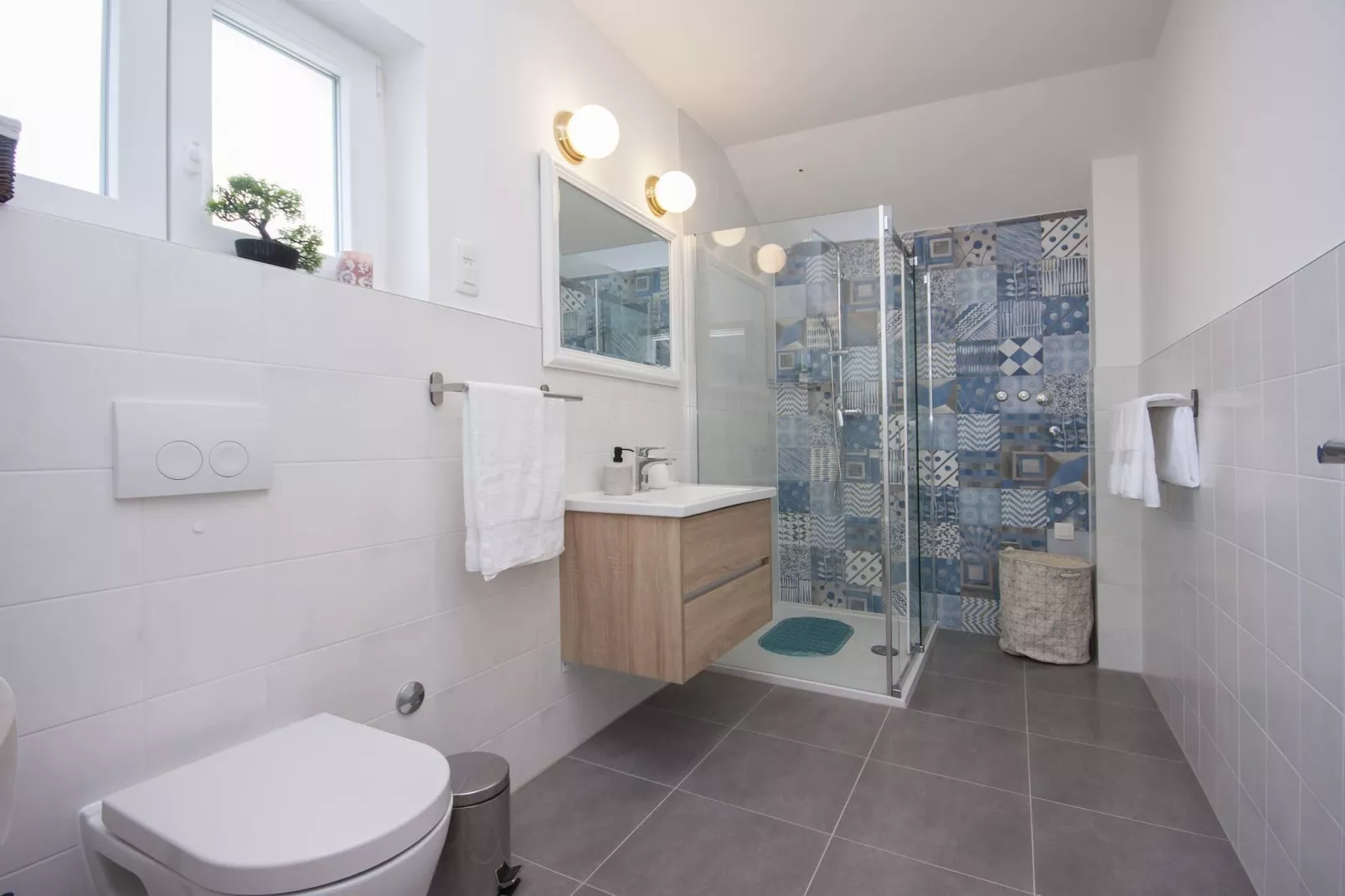 Apartments Tonia - Apartment Mala A1-Badkamer