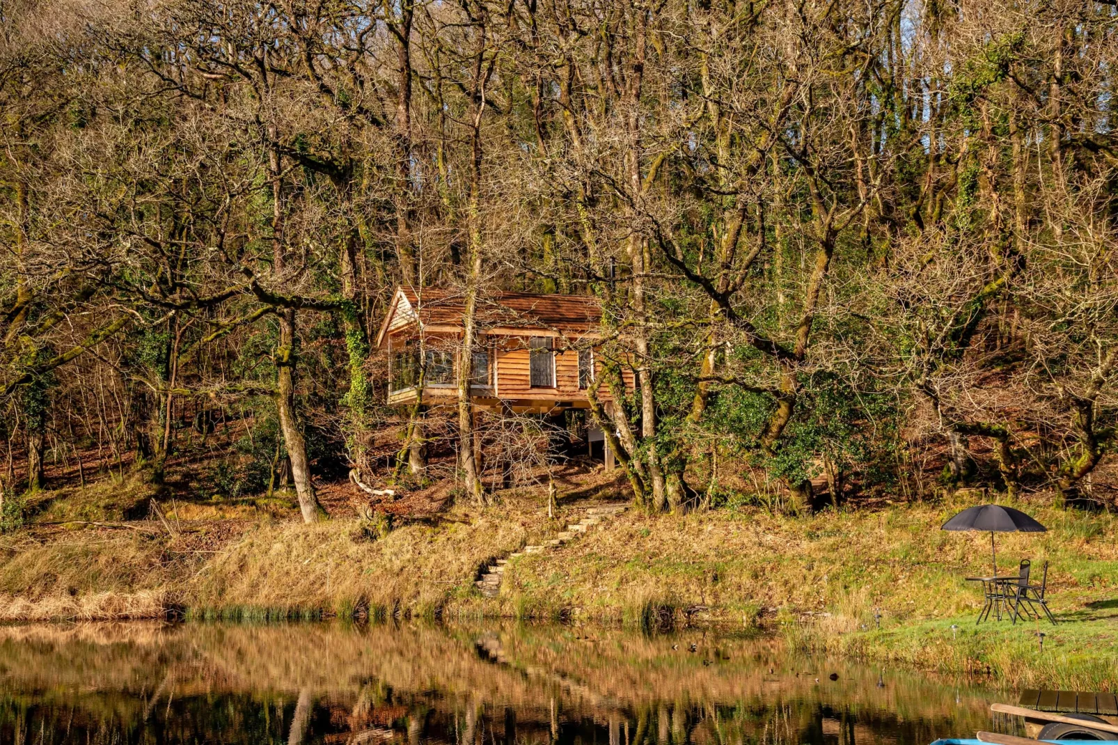 Yeworthy Eco-Treehouse-Buitenlucht