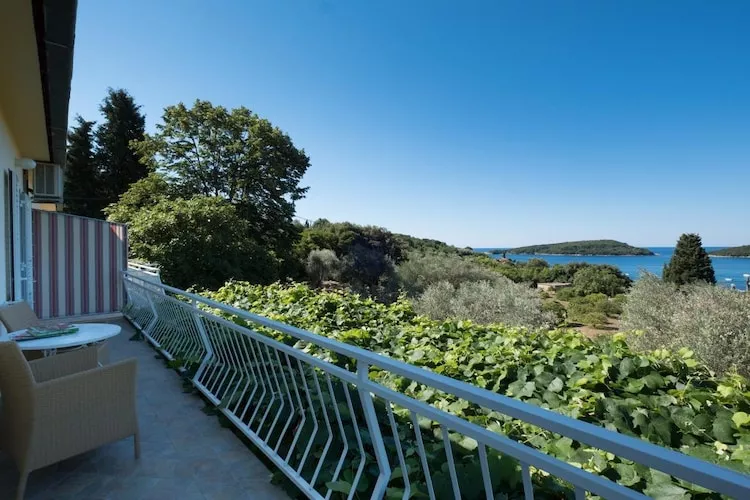 Apartments Saulan - One Bedroom Apartment with Balcony and Sea View (Molunat)-Uitzicht