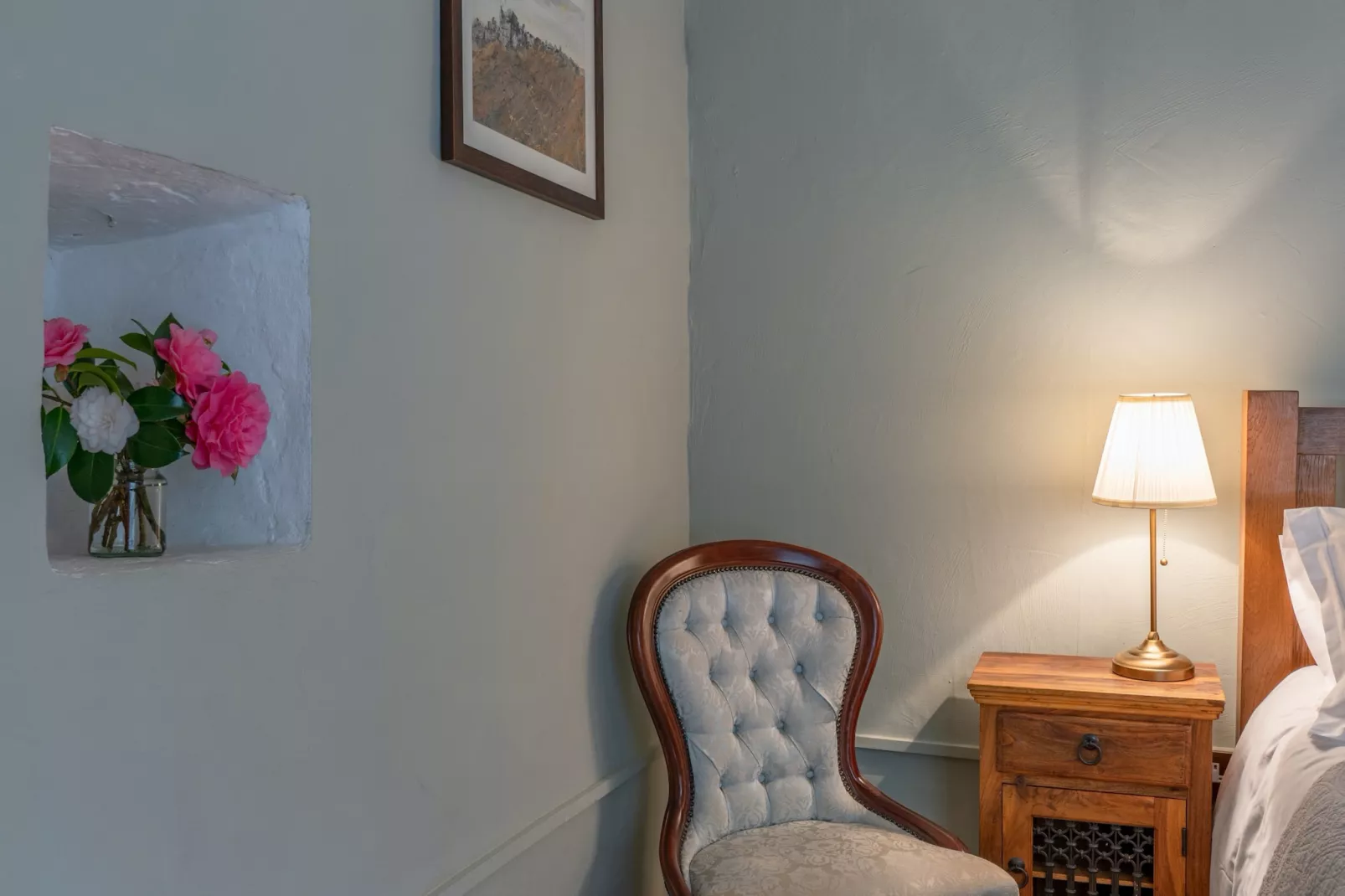 Lower Aylescott Farmhouse-Slaapkamer