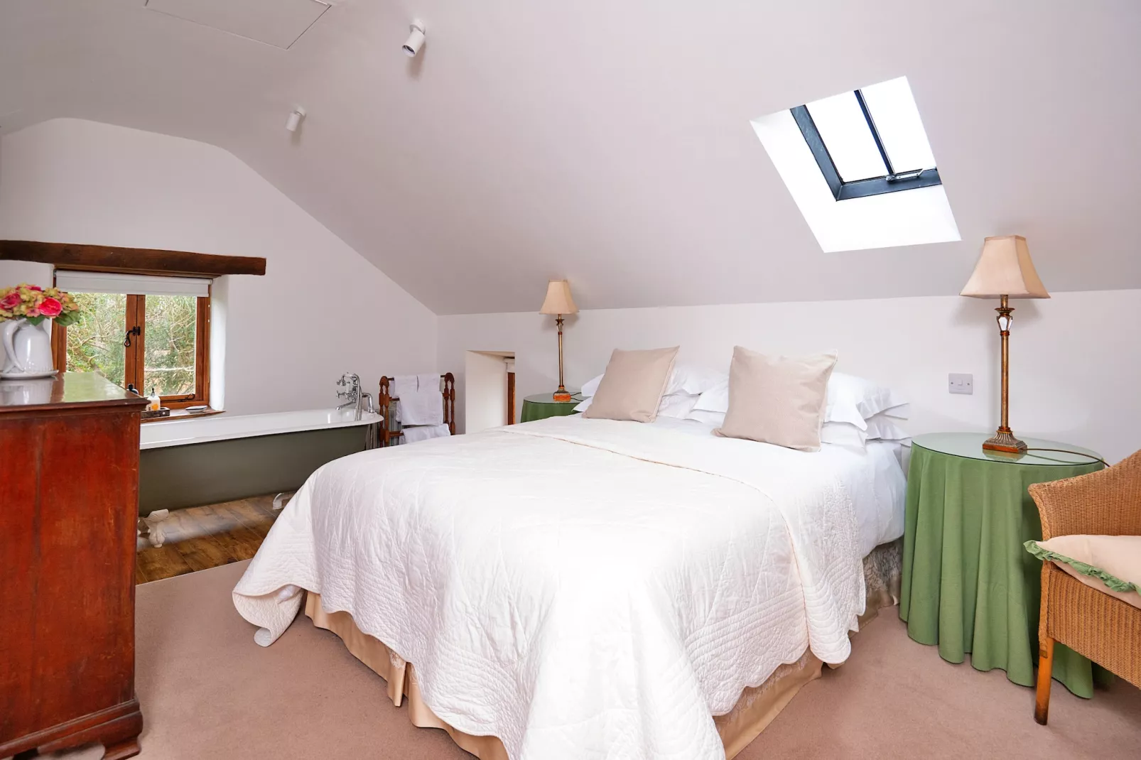 The Barn at Tyddyn-y- Felin-Slaapkamer