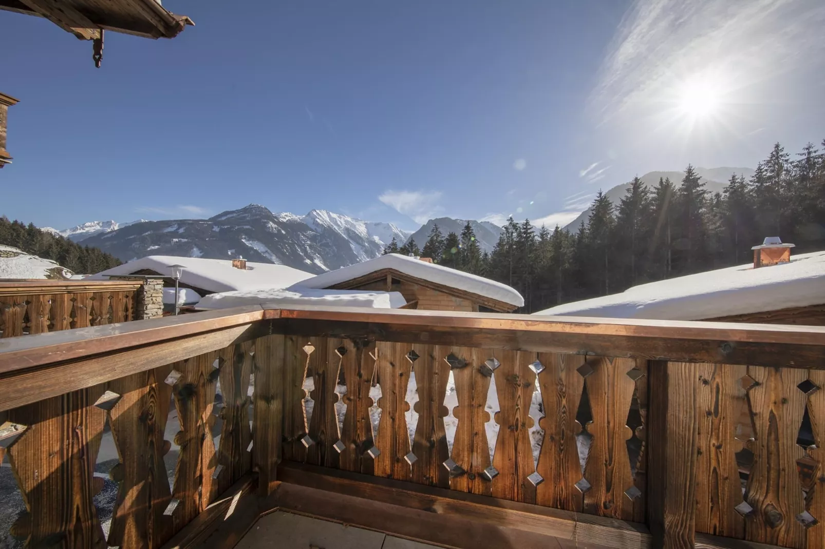 Nationalpark Chalet Stein am Ferner-Gebied winter 5km