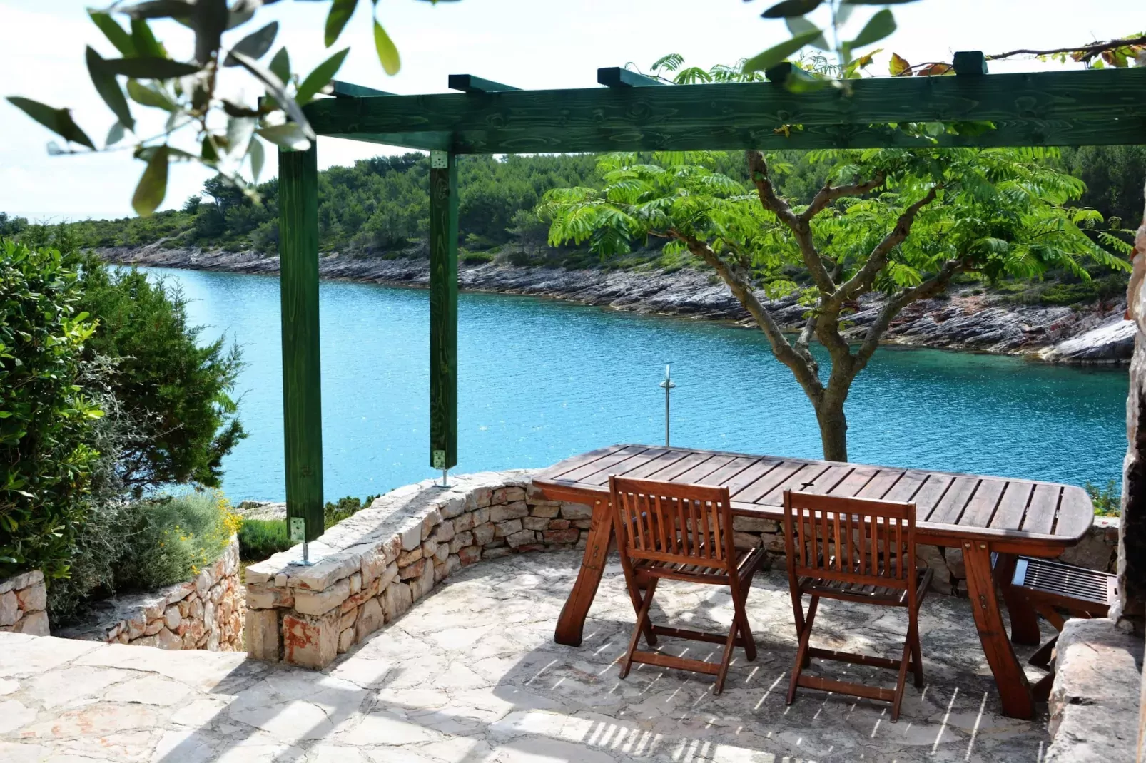 Blissful Bay Apartments Vrboska - One Bedroom Apartment with Balcony (owner Smokva)-Buitenlucht