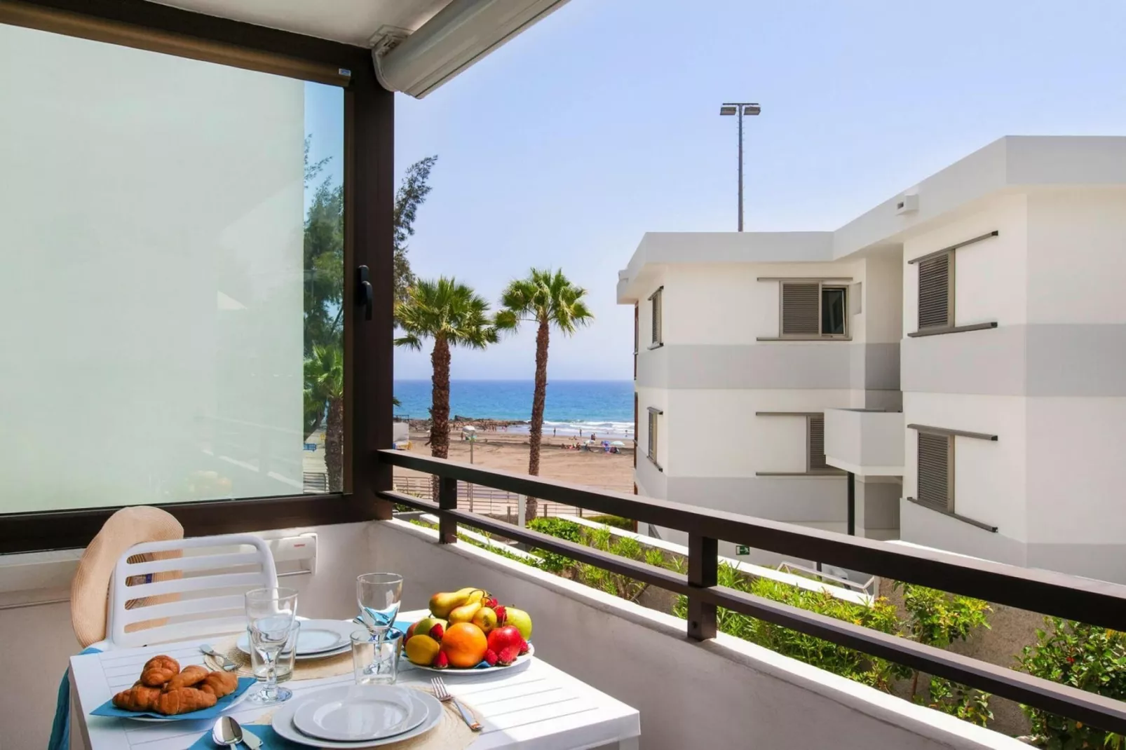 Apartamento de Playa Siesta 21 San Augustin - 2 Pax-Terrasbalkon
