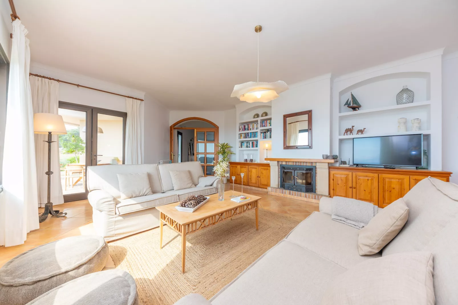 Sa Roca Blanca-Woonkamer