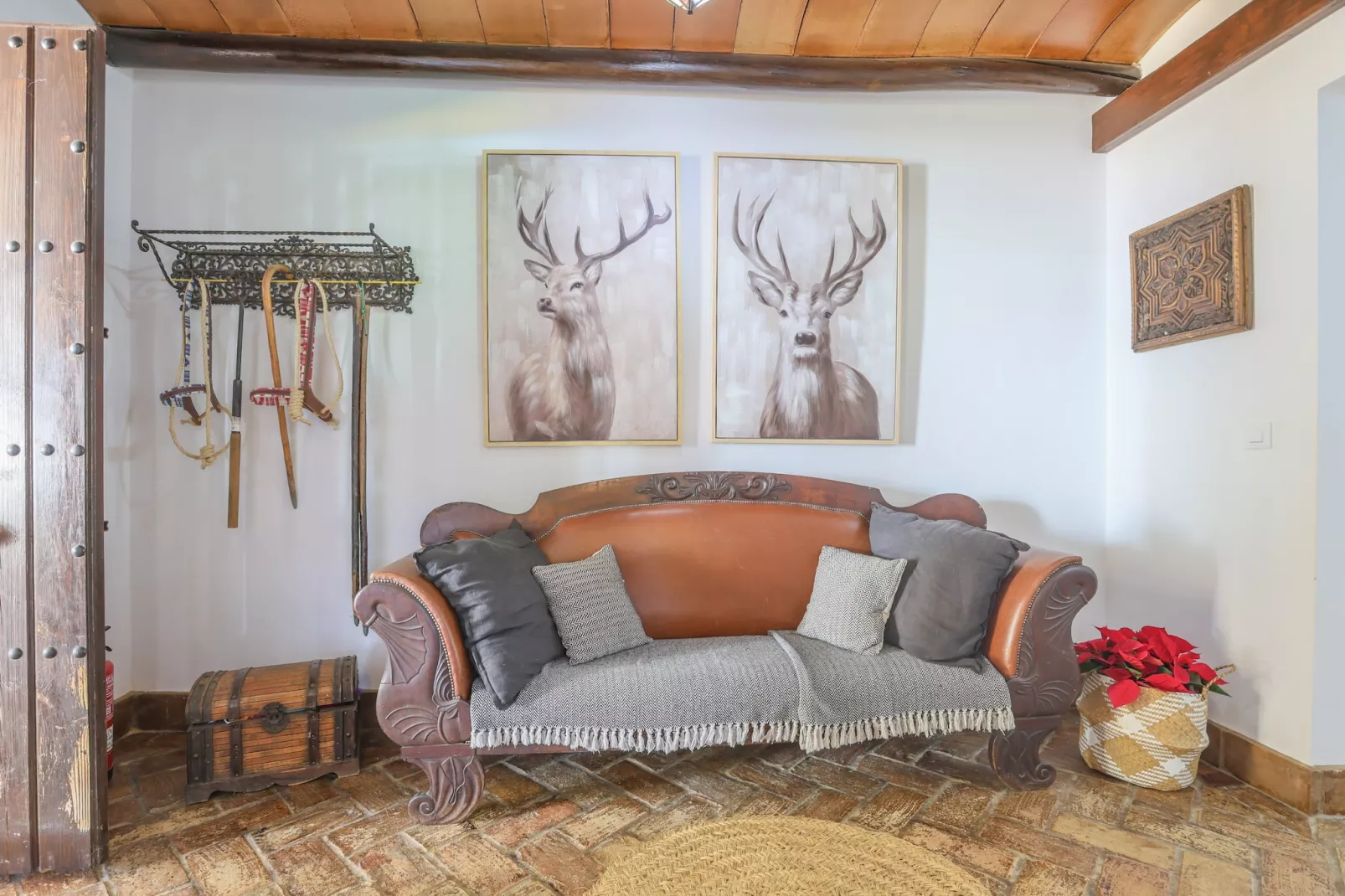 Casa Rural Los Menestrales-Woonkamer