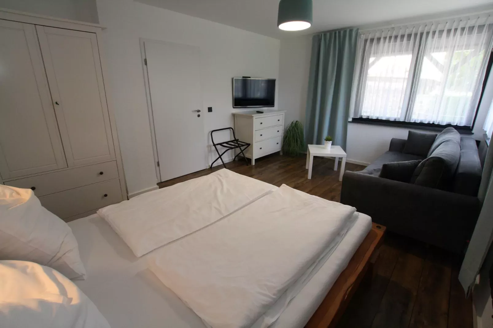 Ferienhaus mit Wasserblick 2 Pers-Slaapkamer