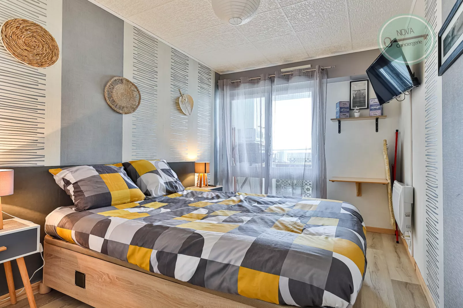 Nid douillet Le Grand Large 2 – Appartement 204-Slaapkamer