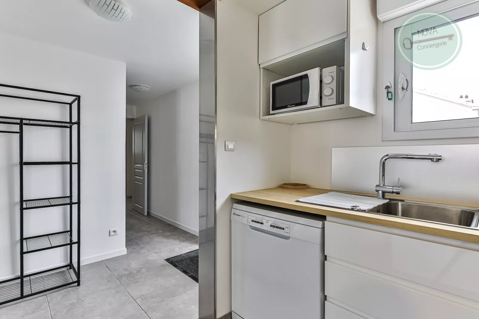 Maison Ker Mona entre plage et commerces-Keuken