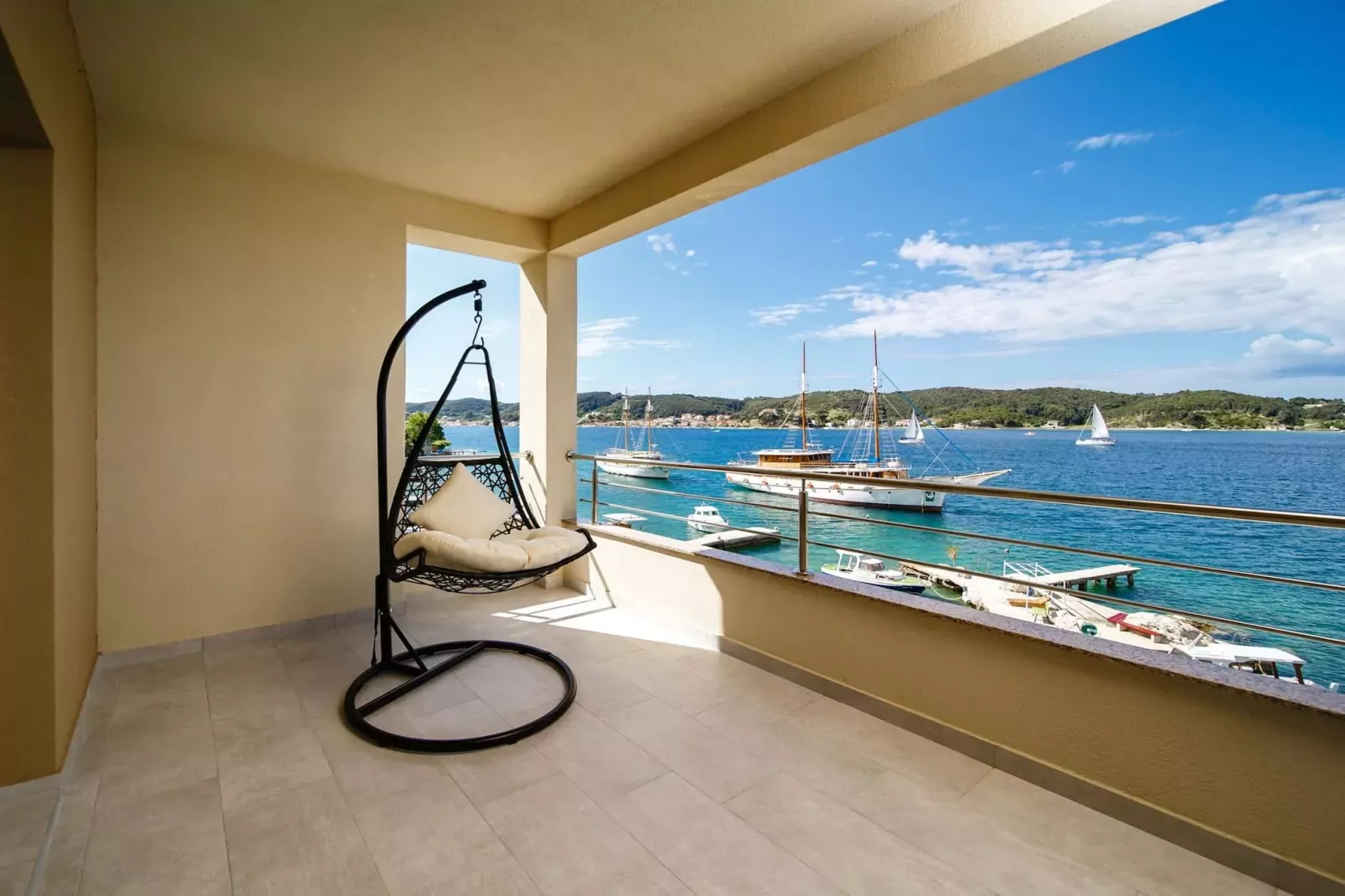 Villa Guliva - Apartment Blue Sea with Sea View-Terrasbalkon