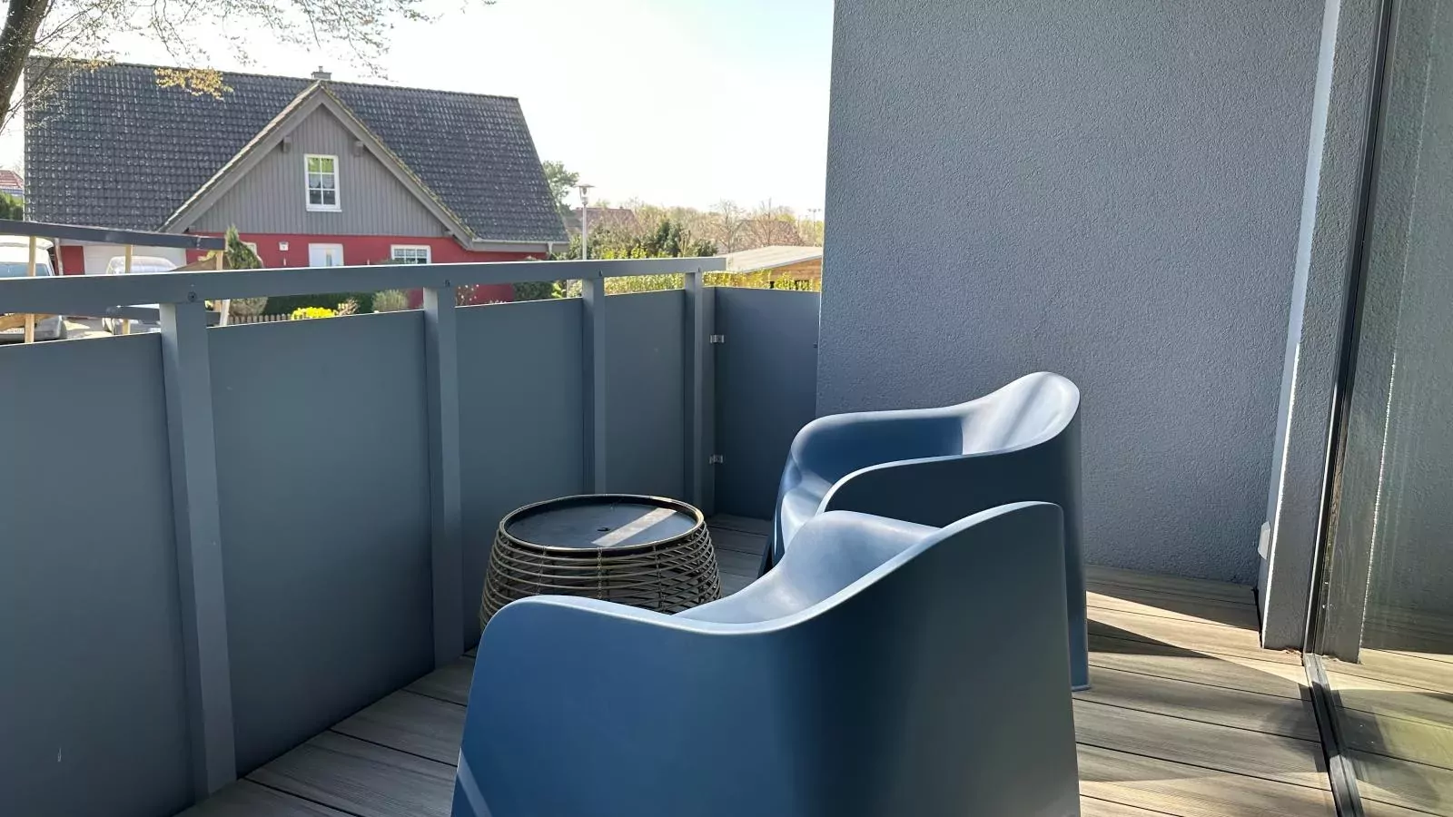 FeWo Schulzenhufe an der Ostsee-Terrasbalkon