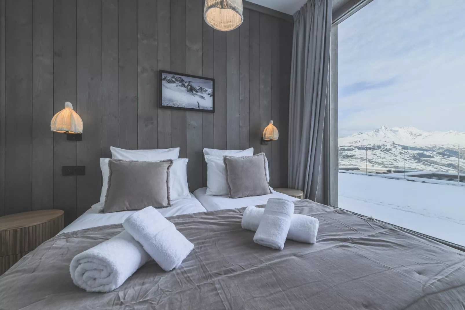 Résidence PLAN PEISEY Le Quartz -A48S-Slaapkamer