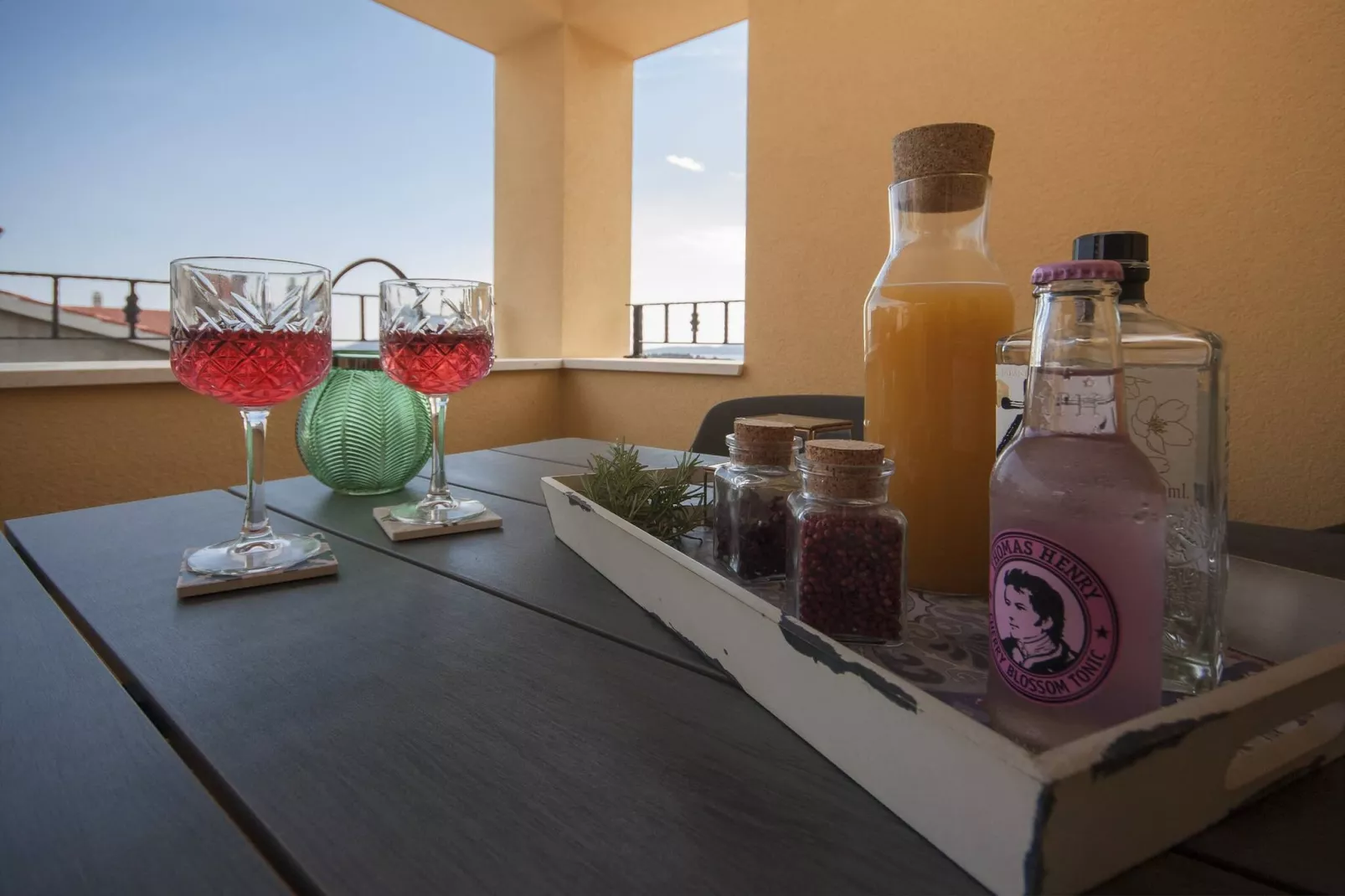 Apartments Tonia - Apartment Mala A1-Terrasbalkon