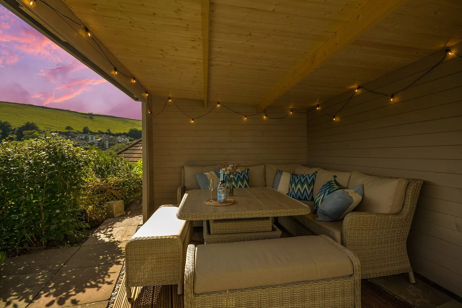 Hillside, Kingsand-Terrasbalkon