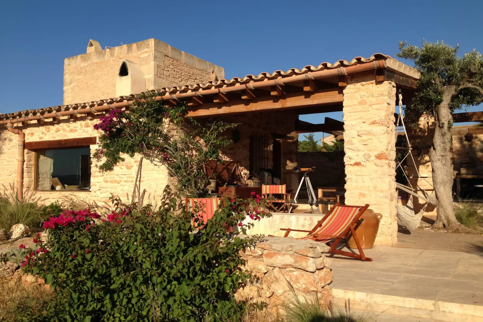 Villa Es MolÍ Des Trenc-Buitenkant zomer