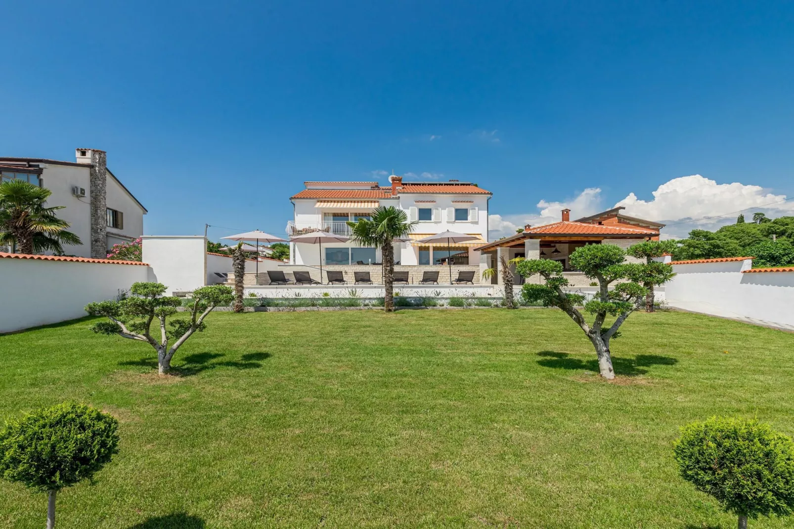 Villa Anela-Tuinen zomer