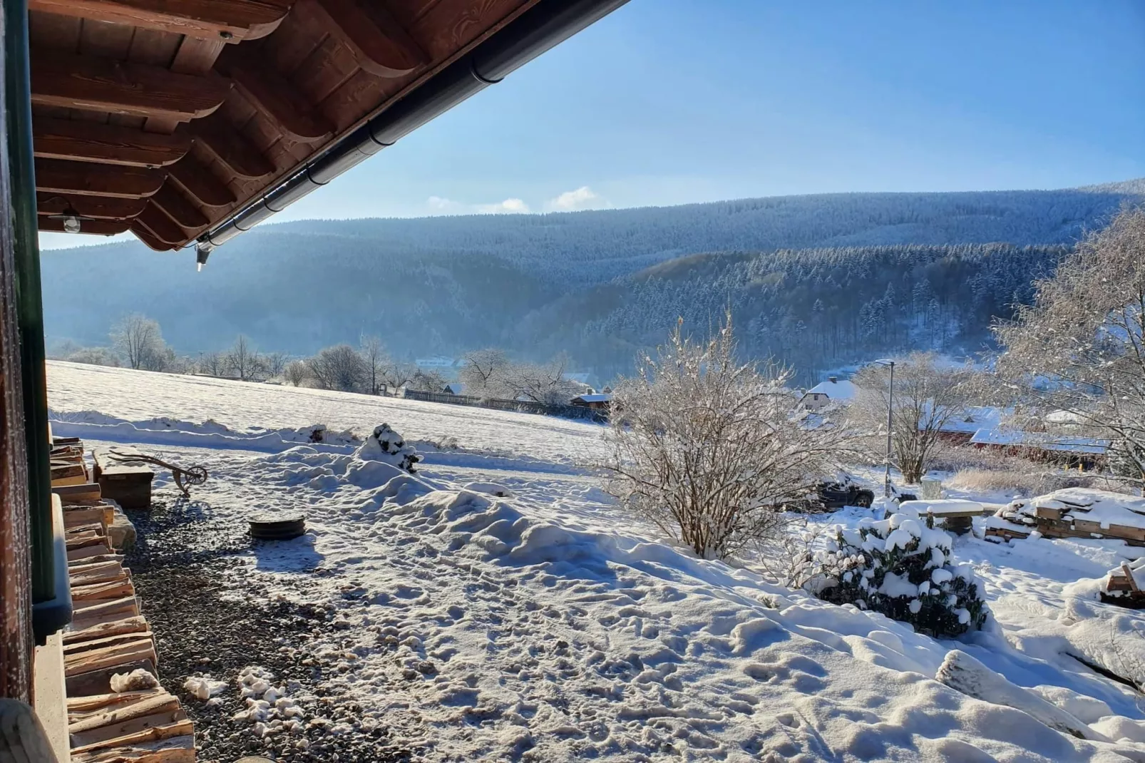 Villa Horni Marsov - KHP120-Tuin winter