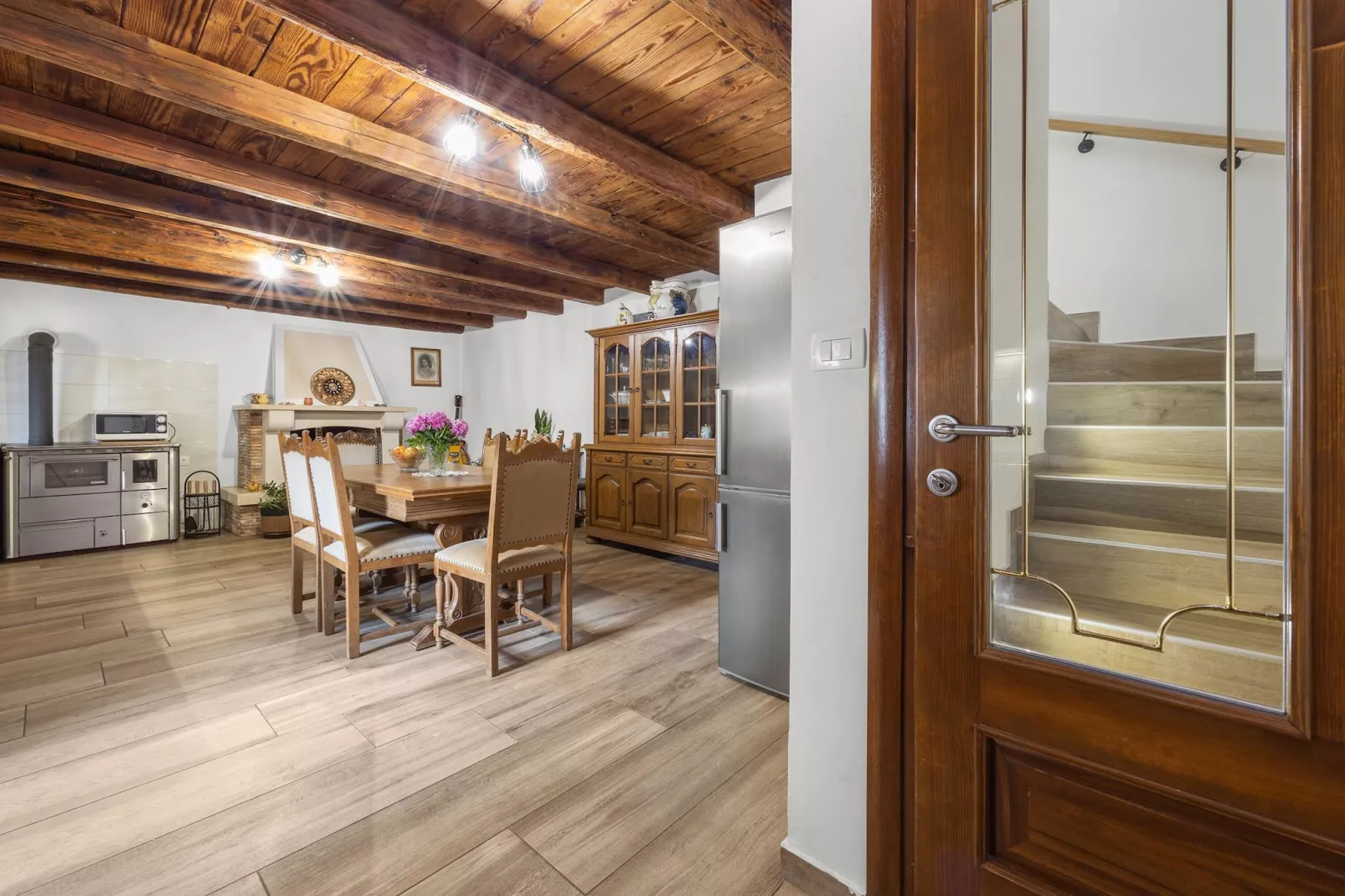 Villa Katarina - Old Stone House with Private Pool-Keuken