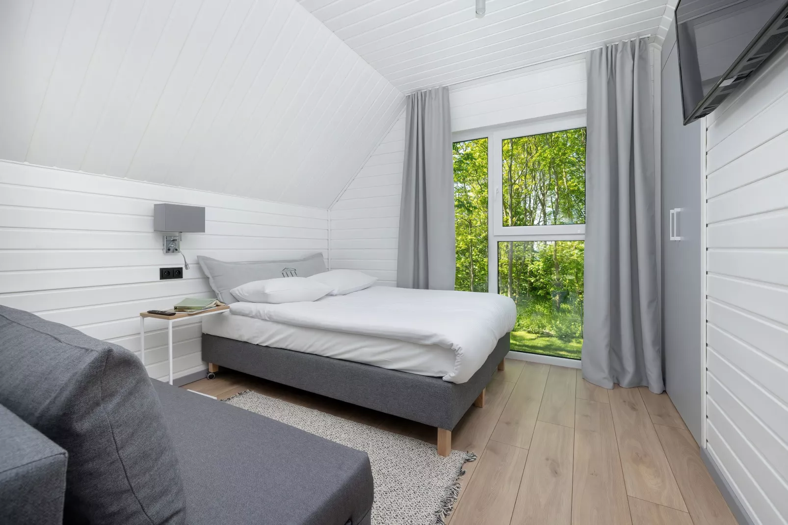 Villa Hoff Ferienhäuser Domek 6 Pers-Slaapkamer