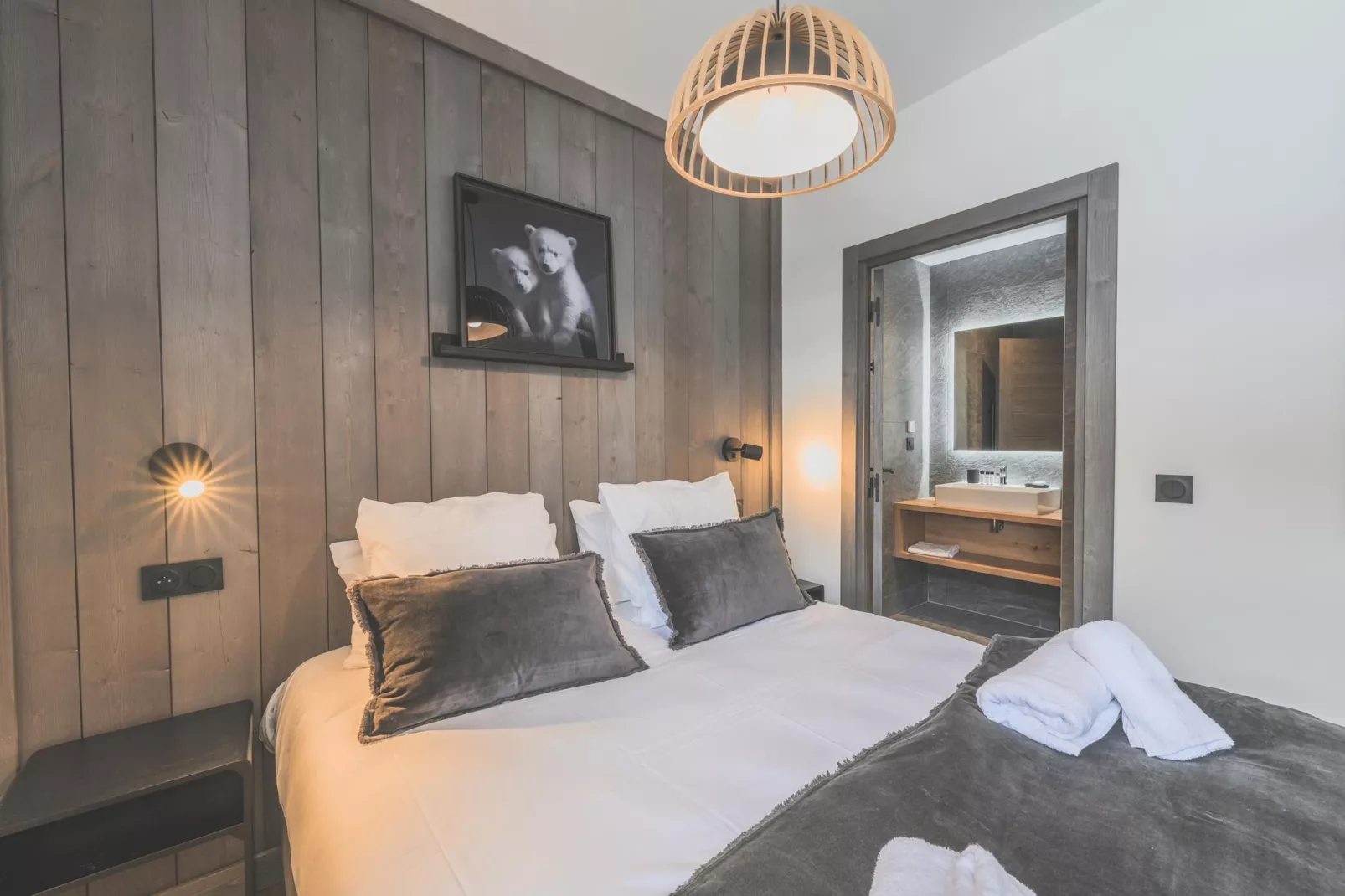 Résidence PLAN PEISEY Le Quartz -A48S-Slaapkamer