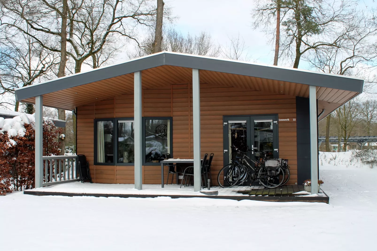 Patio Bungalow Chalet | 2 - 6 people-Exterieur winter