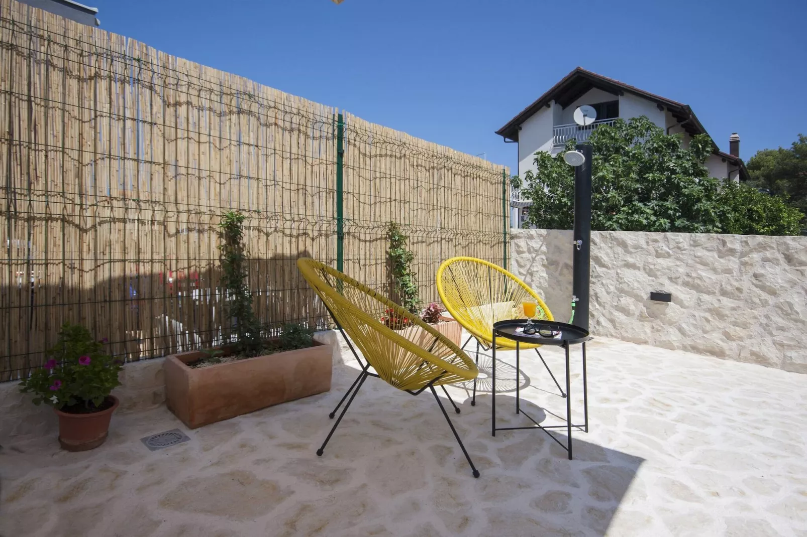 Apartments Tonia - Apartment Mala A1-Terrasbalkon