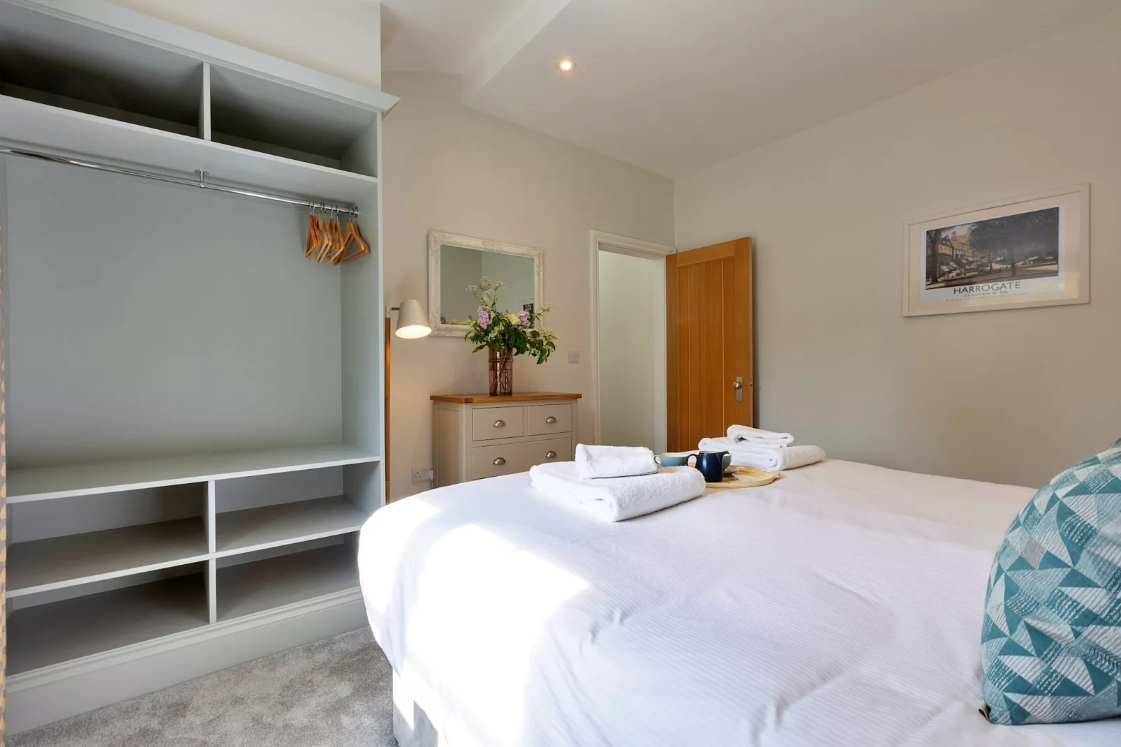Cherry Cottage Nr Grantley Hall-Slaapkamer