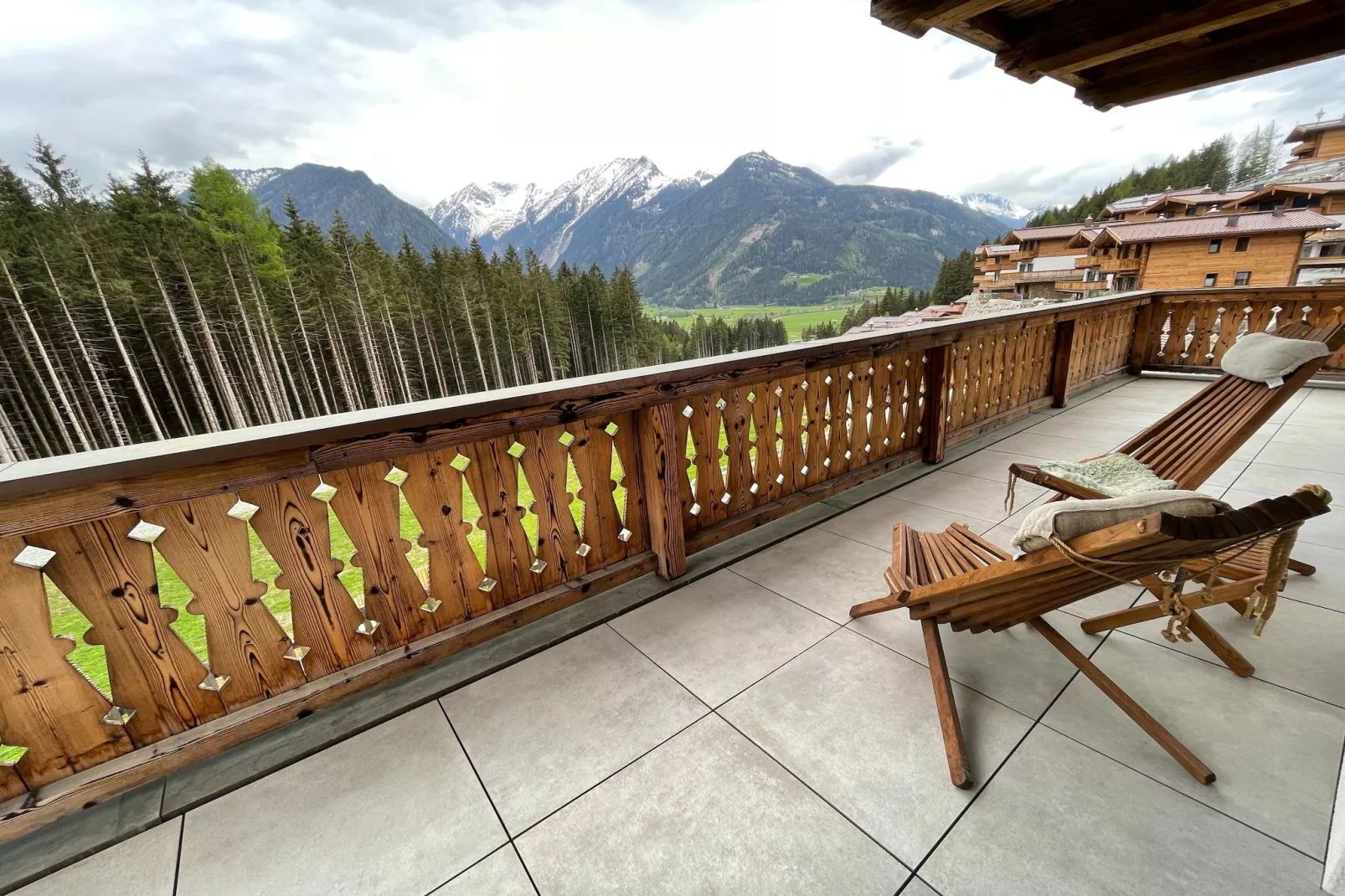 Nationalpark Chalet Daberspitze-Terrasbalkon