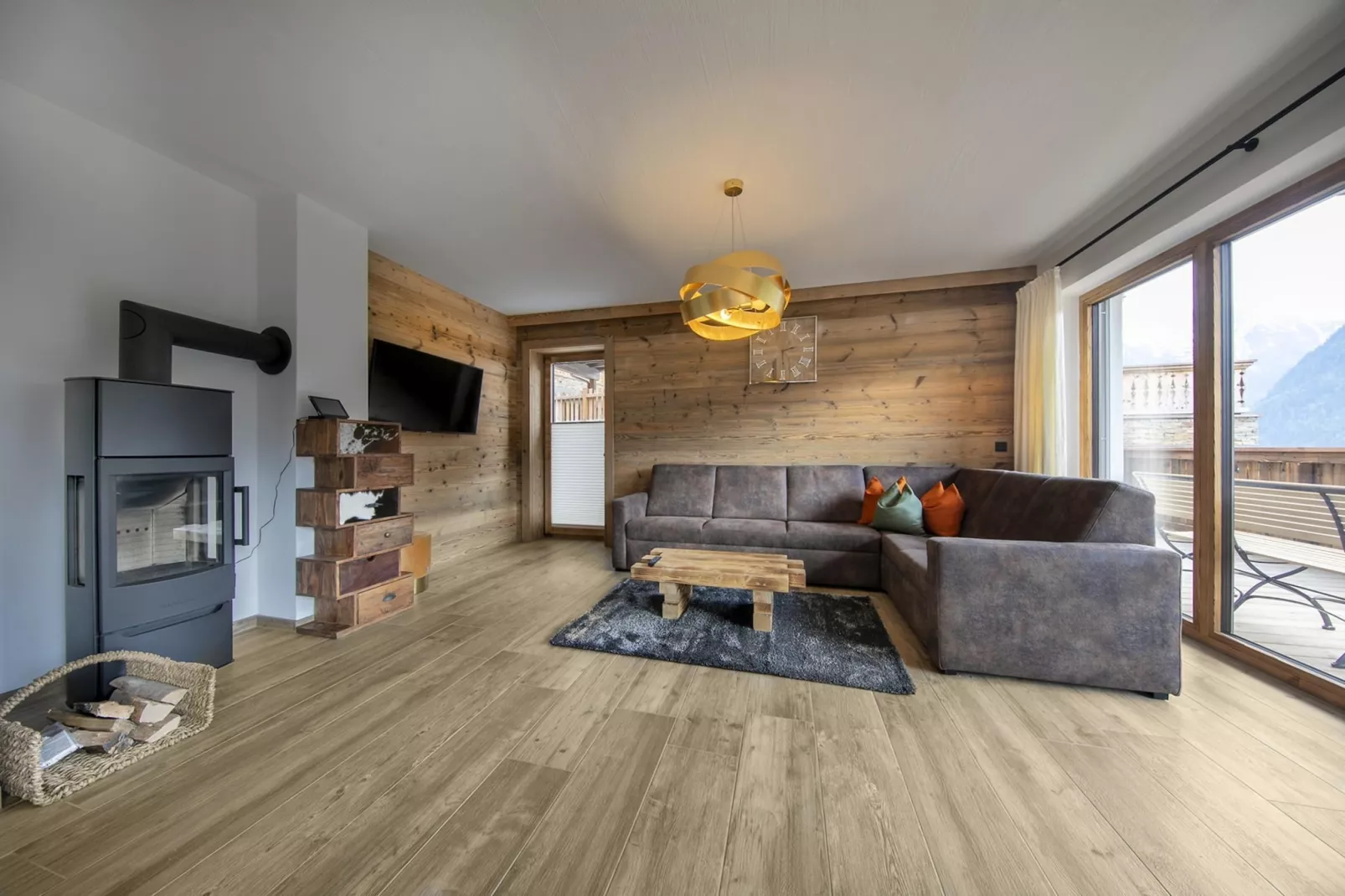 Nationalpark Chalet Grosser Happ-Woonkamer