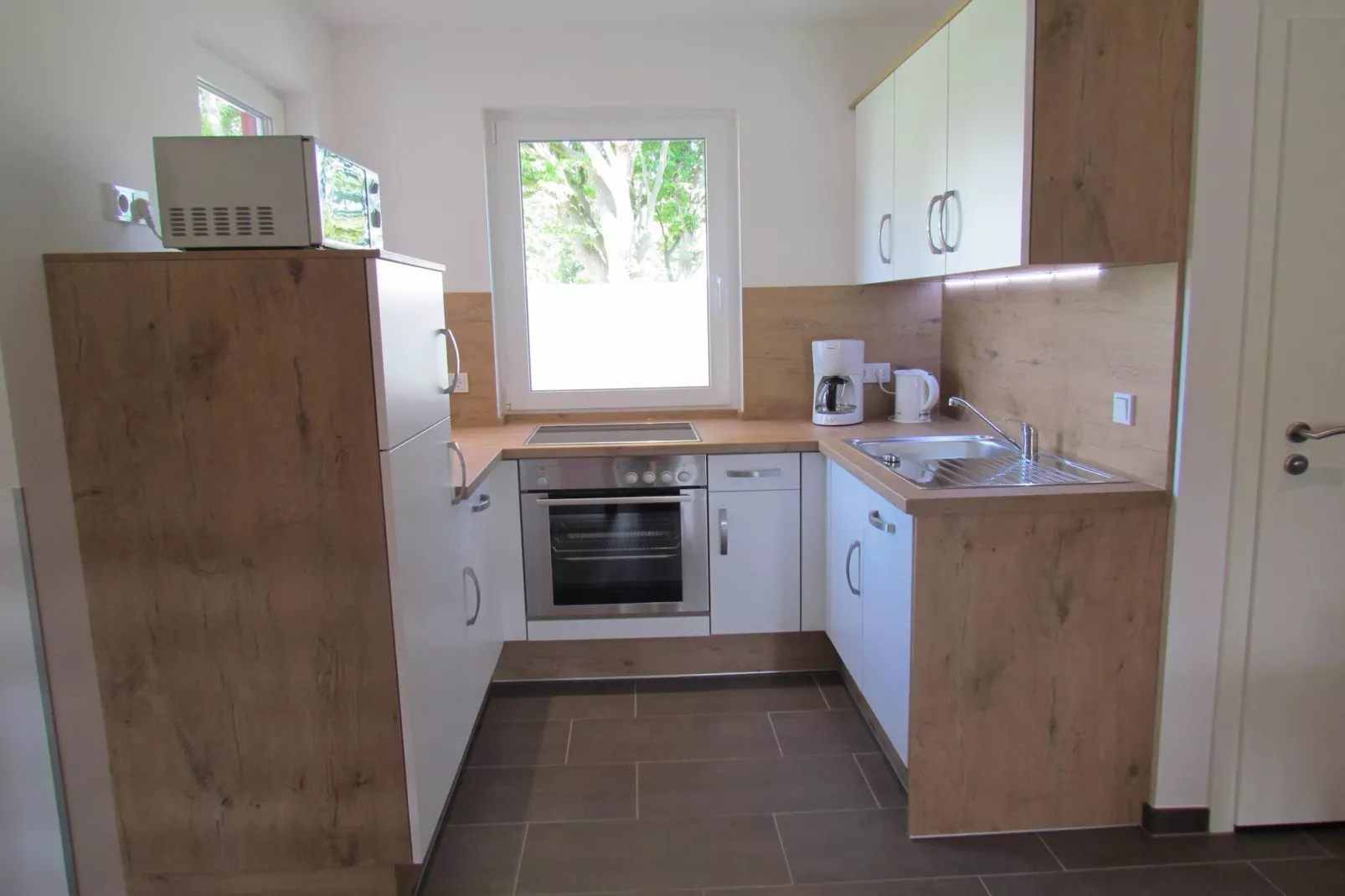Ostseeresort Dampland-Reihenhaus Normalpreis-Keuken