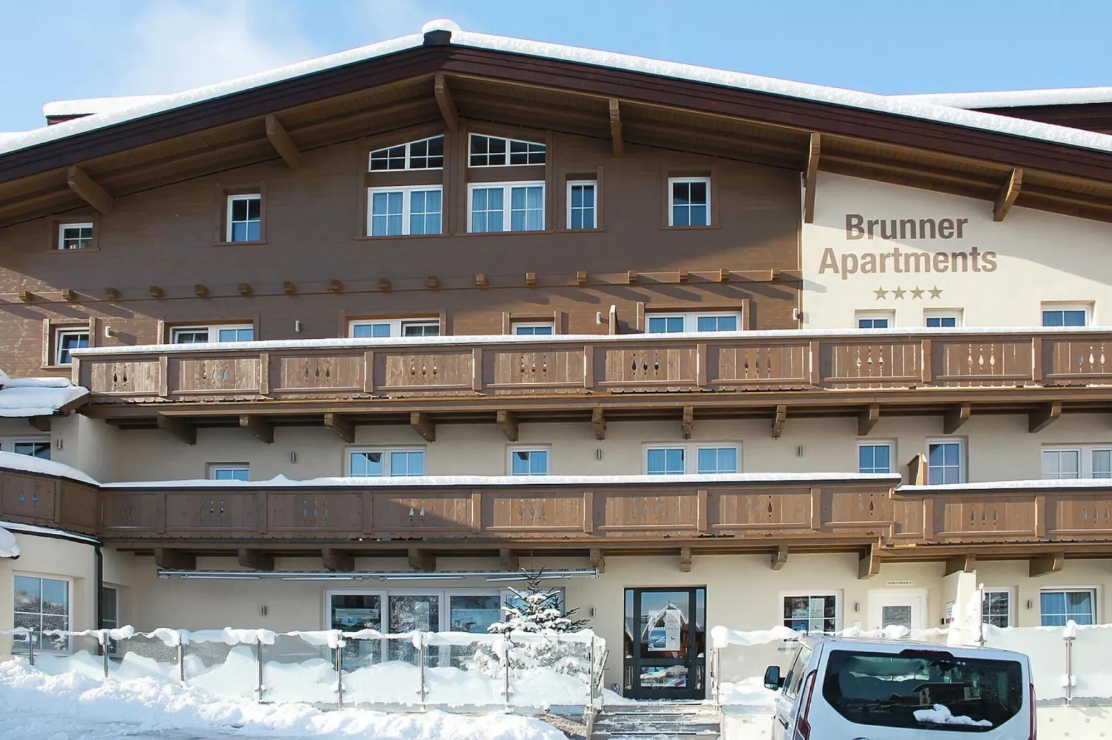 Brunner Apartments-Gebieden zomer 1km