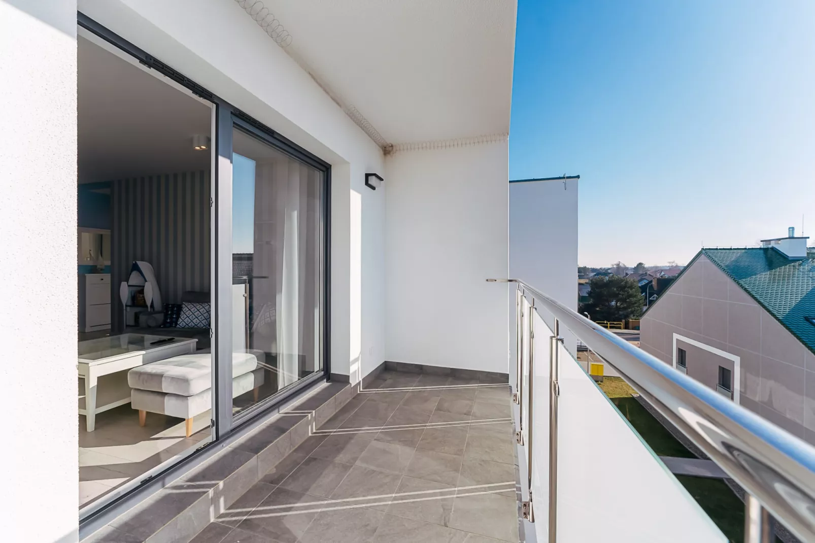 Apartamenty przy Nadmorskiej 104 38m2 Grzybowo-Terrasbalkon